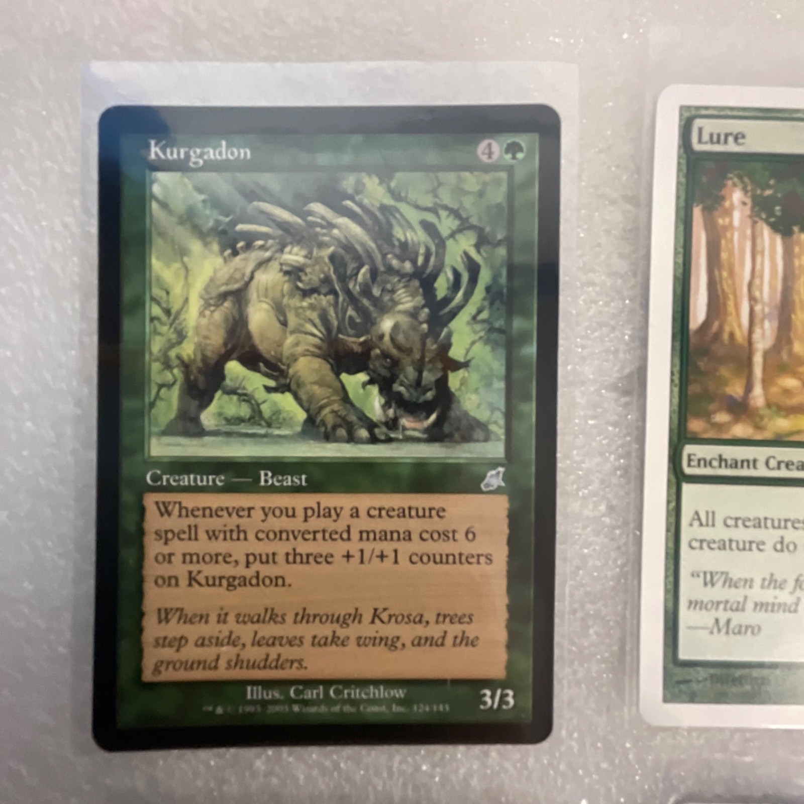 MTG 20 Card Green Lot Mixed Scourge 7ED 8ED Kurgadon Hunting Pack - Image 3