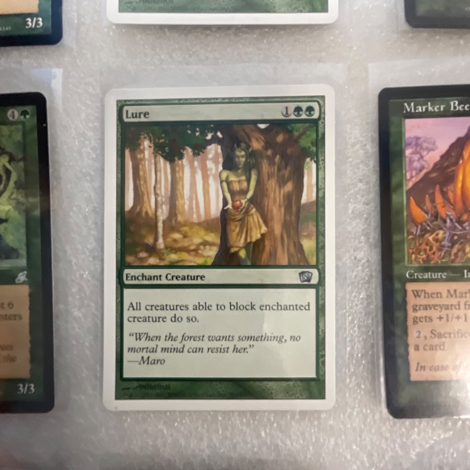 MTG 20 Card Green Lot Mixed Scourge 7ED 8ED Kurgadon Hunting Pack - Image 8