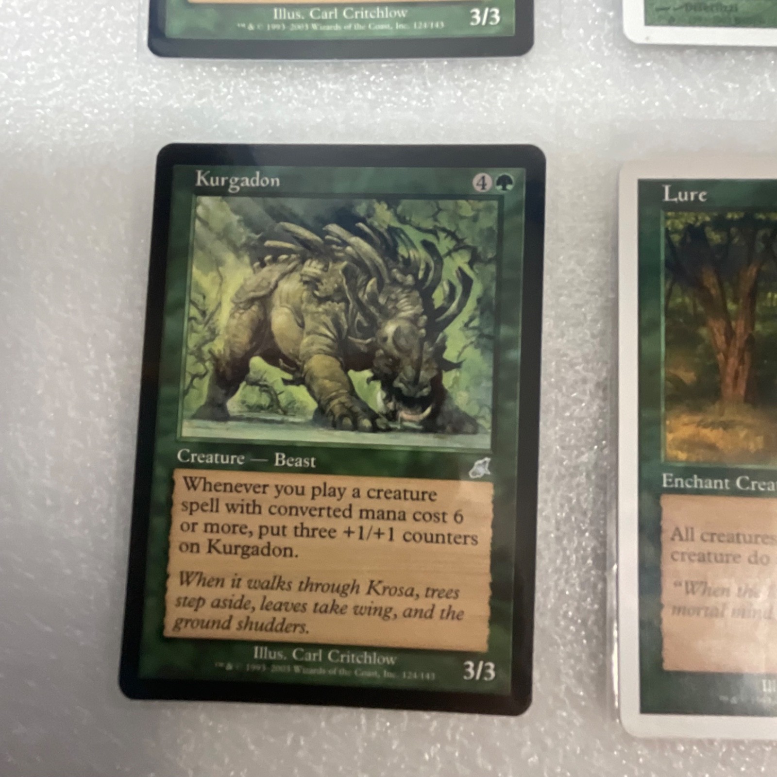 MTG 20 Card Green Lot Mixed Scourge 7ED 8ED Kurgadon Hunting Pack - Image 6