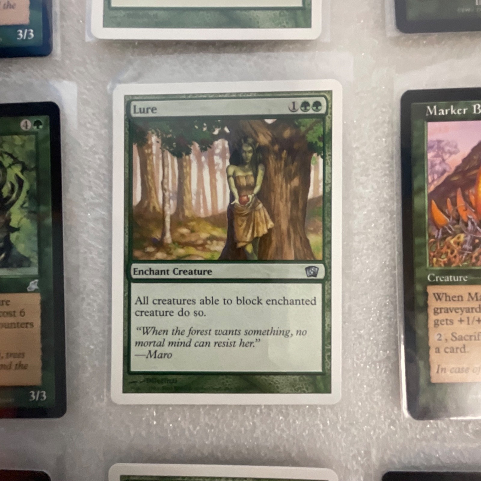 MTG 20 Card Green Lot Mixed Scourge 7ED 8ED Kurgadon Hunting Pack - Image 9