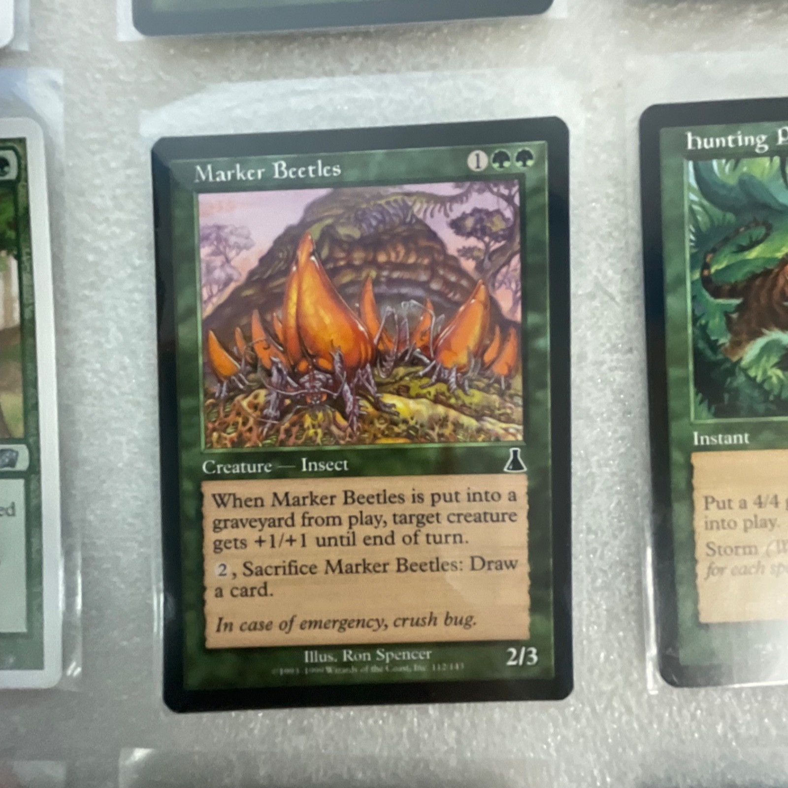 MTG 20 Card Green Lot Mixed Scourge 7ED 8ED Kurgadon Hunting Pack - Image 12
