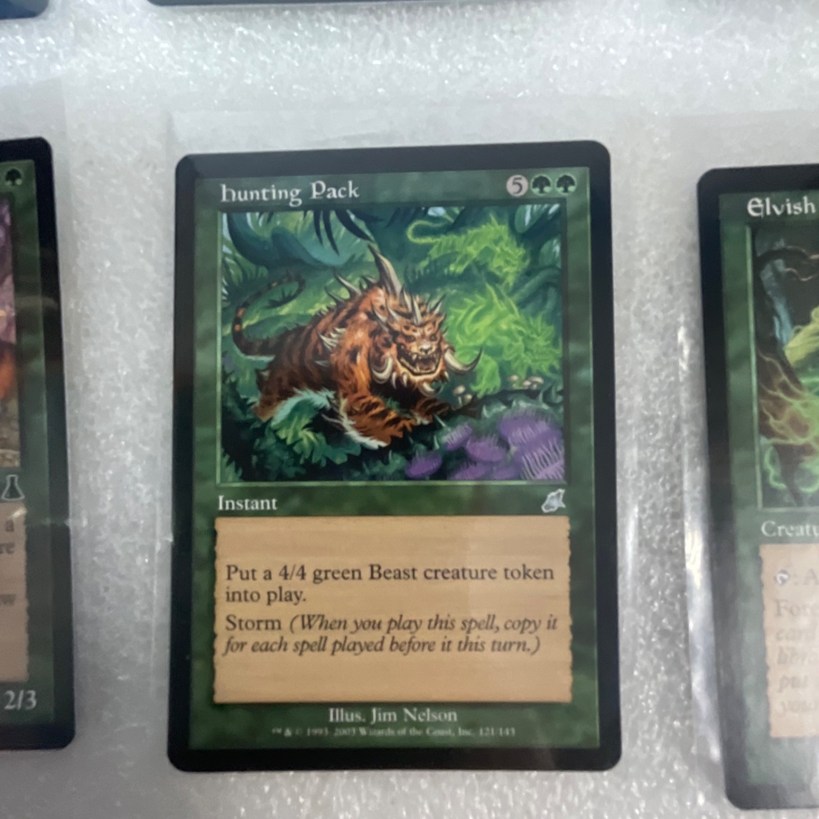 MTG 20 Card Green Lot Mixed Scourge 7ED 8ED Kurgadon Hunting Pack - Image 15