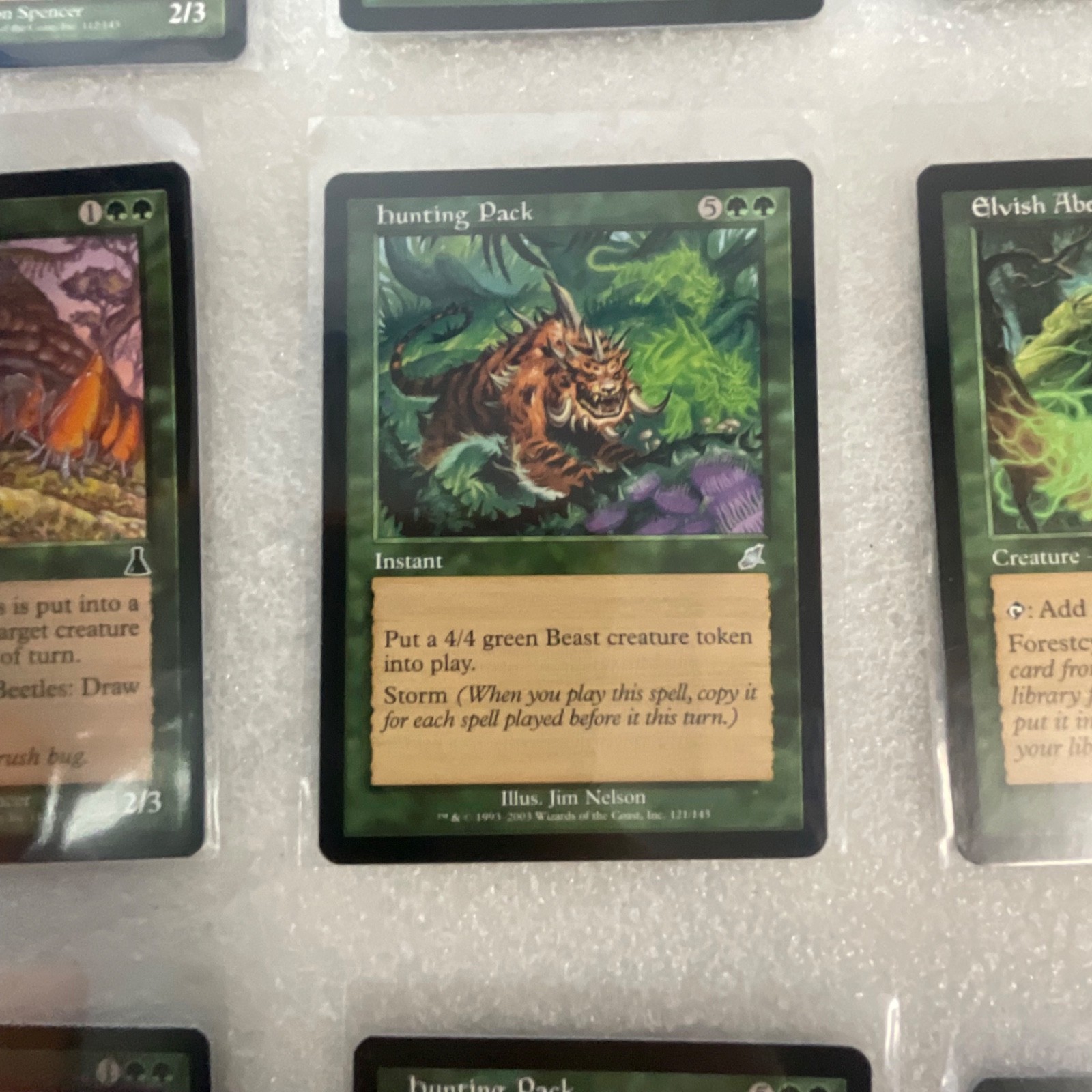 MTG 20 Card Green Lot Mixed Scourge 7ED 8ED Kurgadon Hunting Pack - Image 16