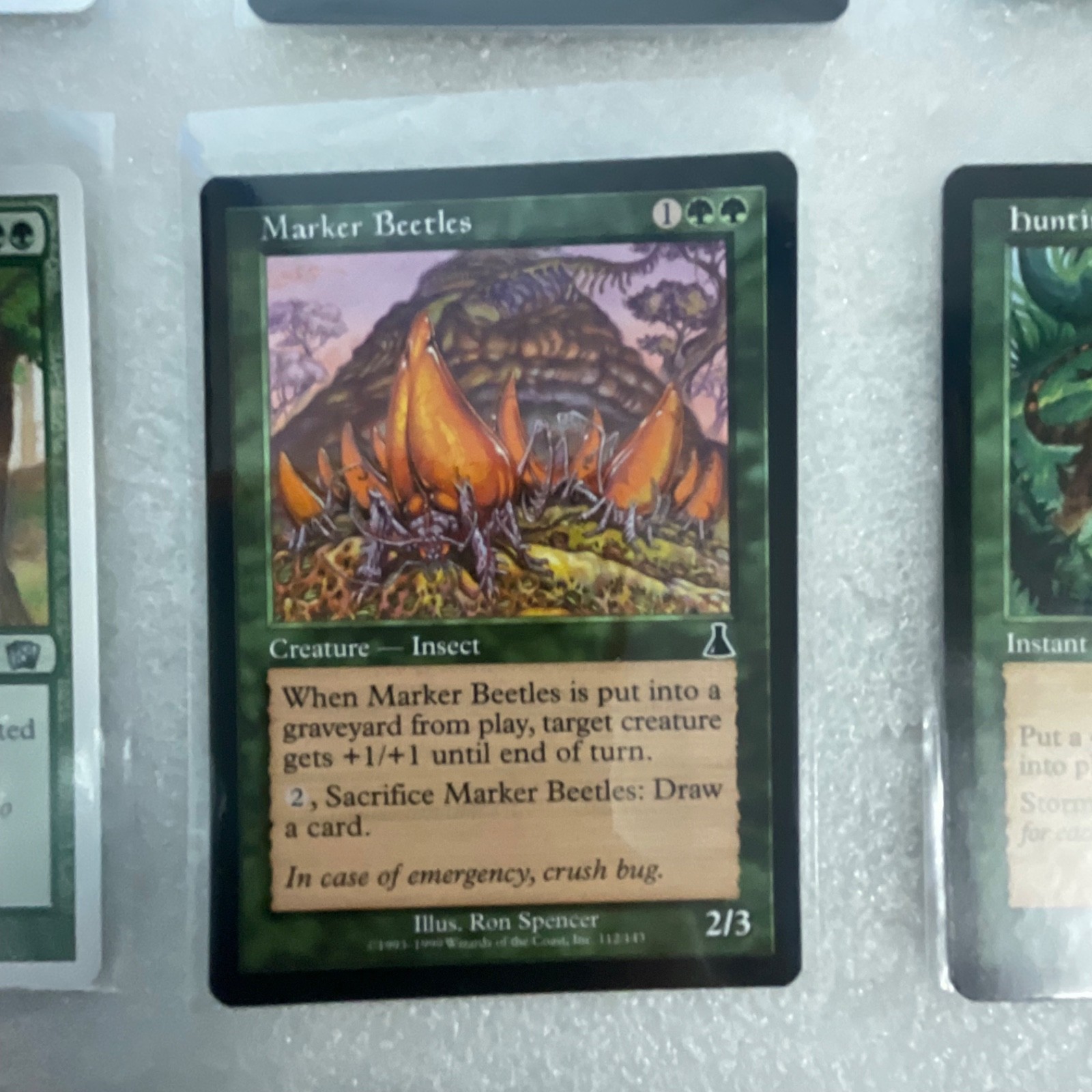 MTG 20 Card Green Lot Mixed Scourge 7ED 8ED Kurgadon Hunting Pack - Image 13