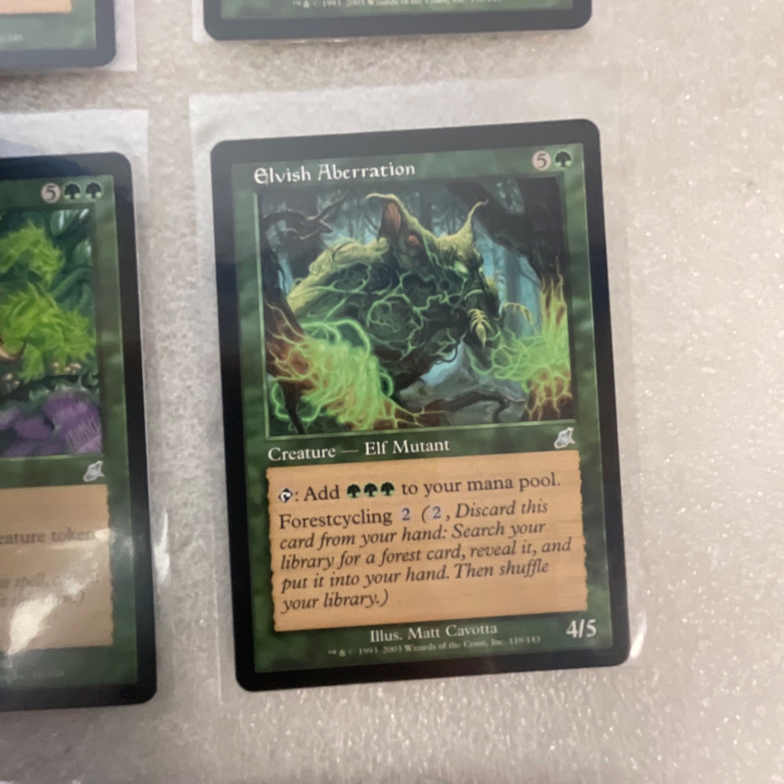 MTG 20 Card Green Lot Mixed Scourge 7ED 8ED Kurgadon Hunting Pack - Image 20