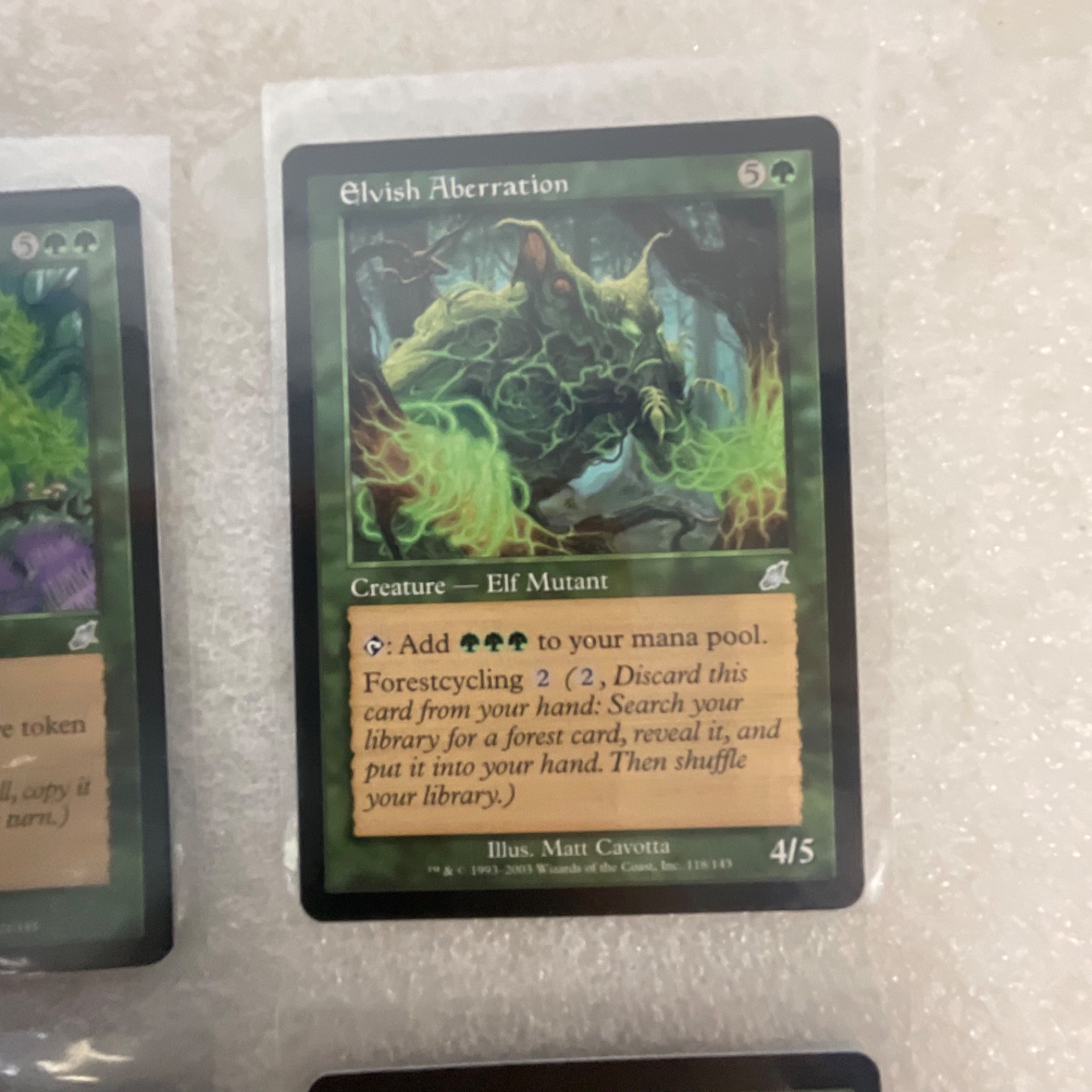 MTG 20 Card Green Lot Mixed Scourge 7ED 8ED Kurgadon Hunting Pack - Image 19
