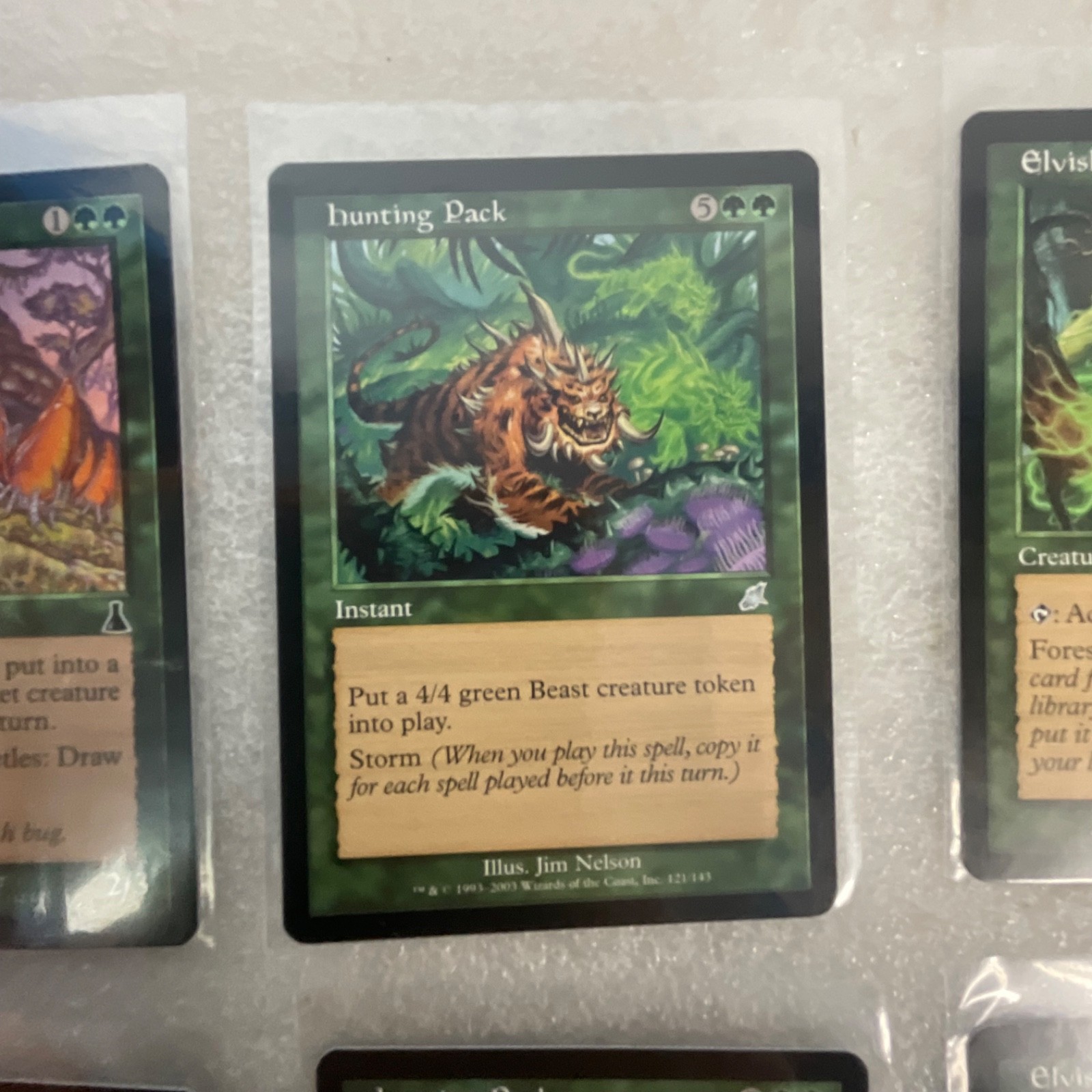 MTG 20 Card Green Lot Mixed Scourge 7ED 8ED Kurgadon Hunting Pack - Image 18
