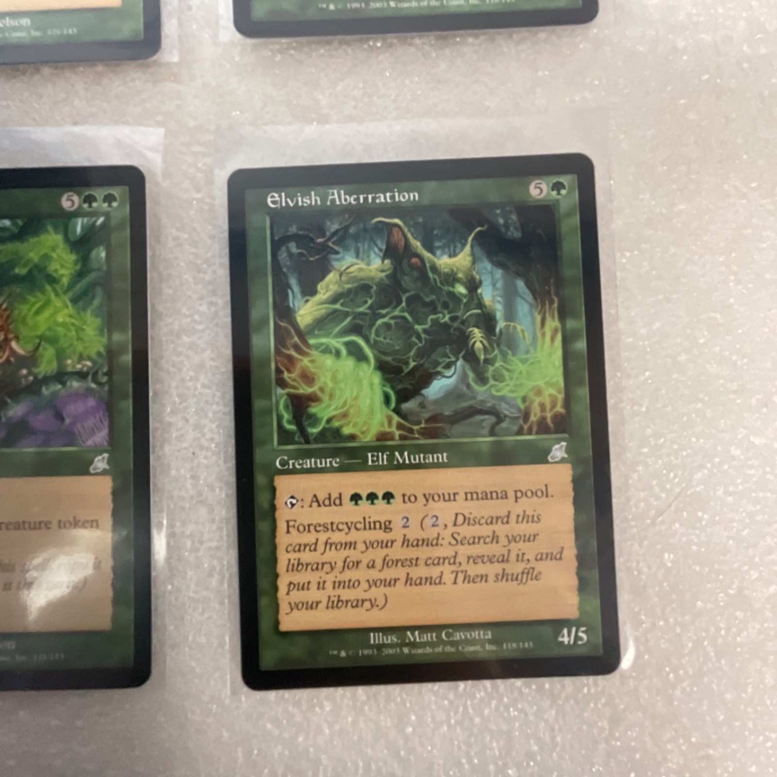 MTG 20 Card Green Lot Mixed Scourge 7ED 8ED Kurgadon Hunting Pack - Image 21