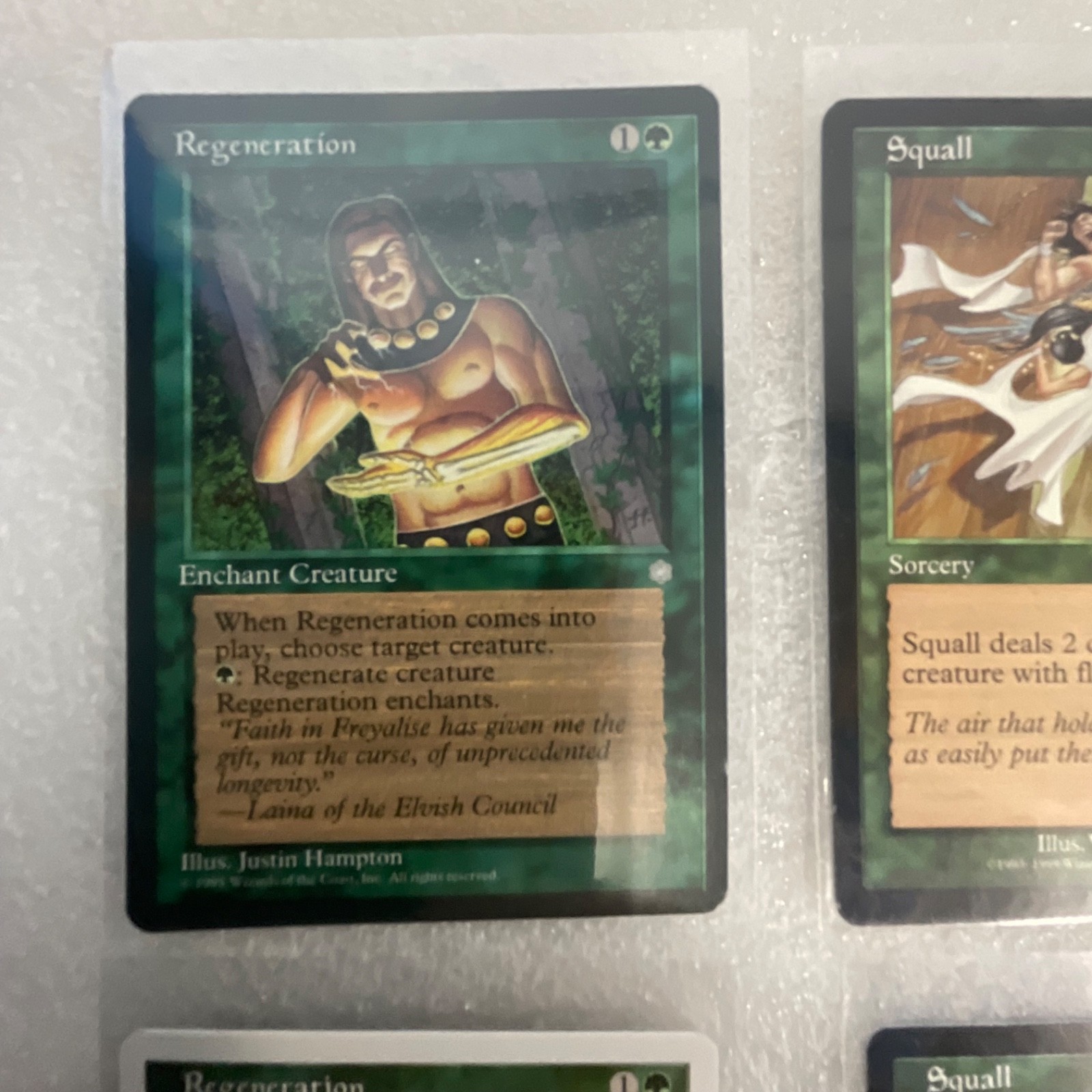 MTG 20 Card Green Lot Mixed Sets Deadly Insect Squall Defiant Elf - Image 3