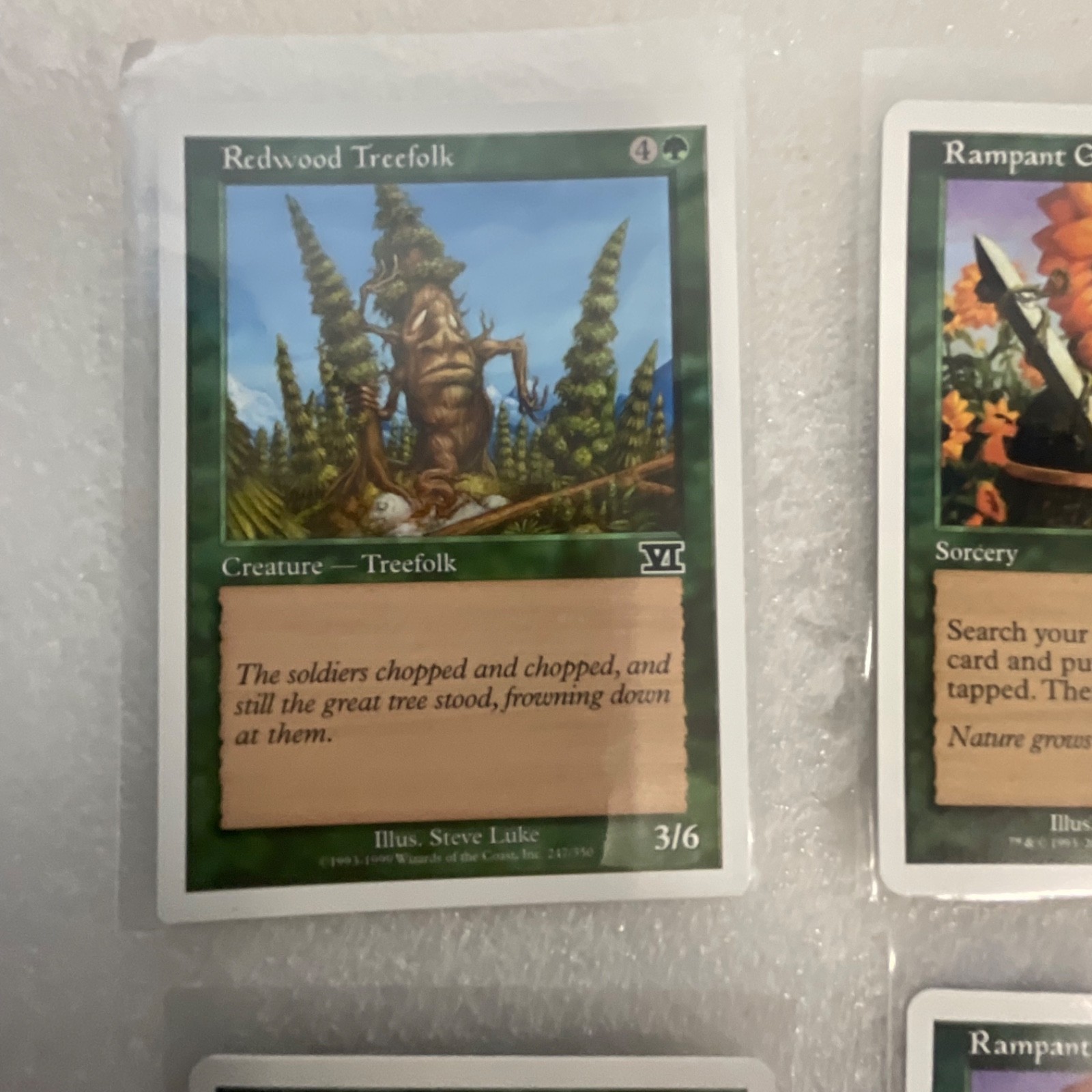 MTG 20 Card Green Lot Mixed 6ED 7ED 8ED w Glowering Rogon - Image 3
