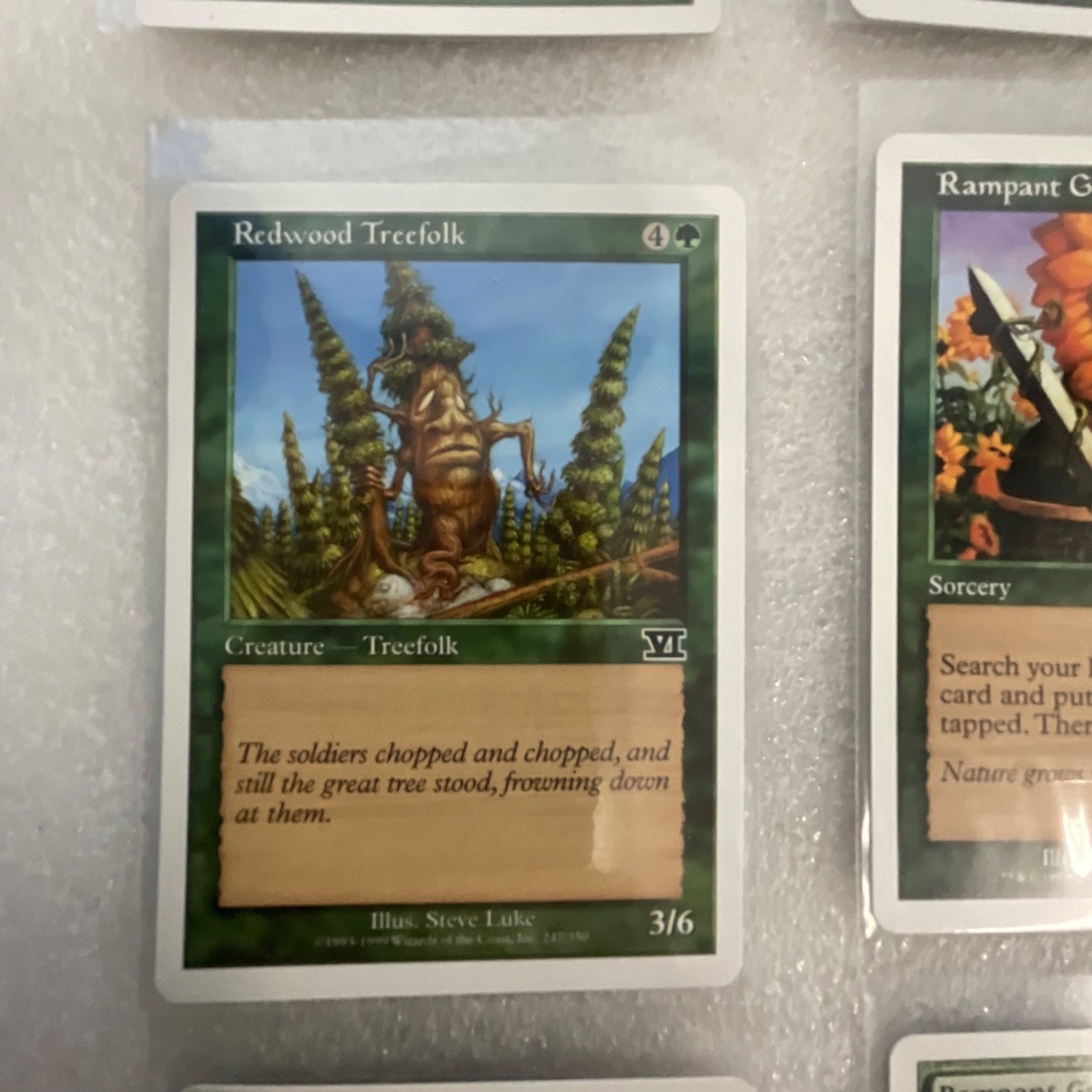 MTG 20 Card Green Lot Mixed 6ED 7ED 8ED w Glowering Rogon - Image 4