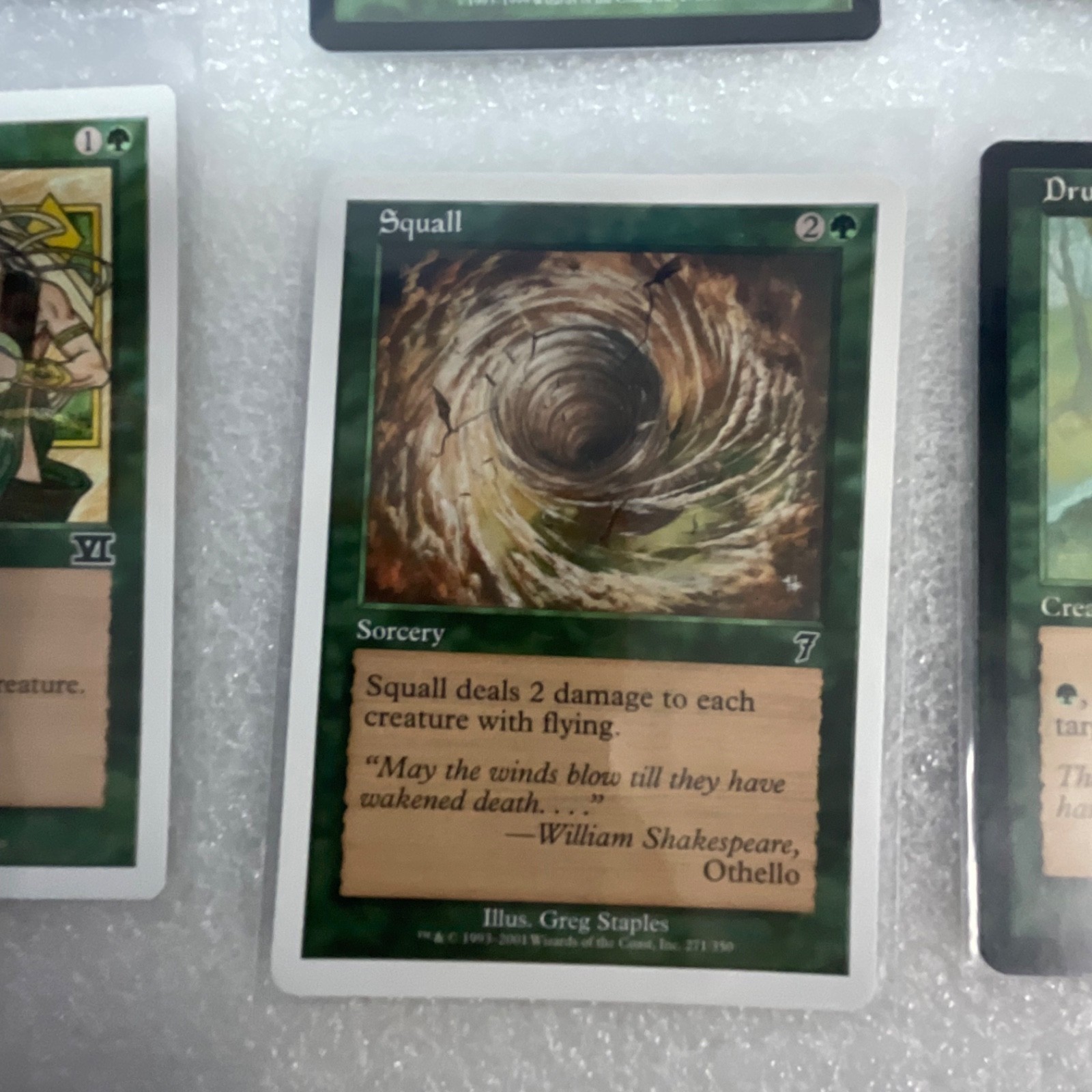 MTG 20 Card Green Lot Mixed Sets Deadly Insect Squall Defiant Elf - Image 7