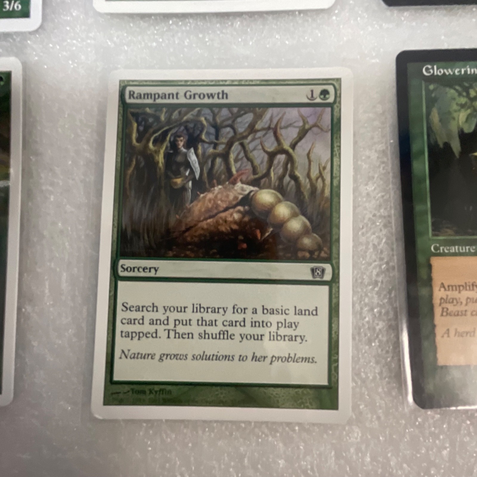 MTG 20 Card Green Lot Mixed 6ED 7ED 8ED w Glowering Rogon - Image 7