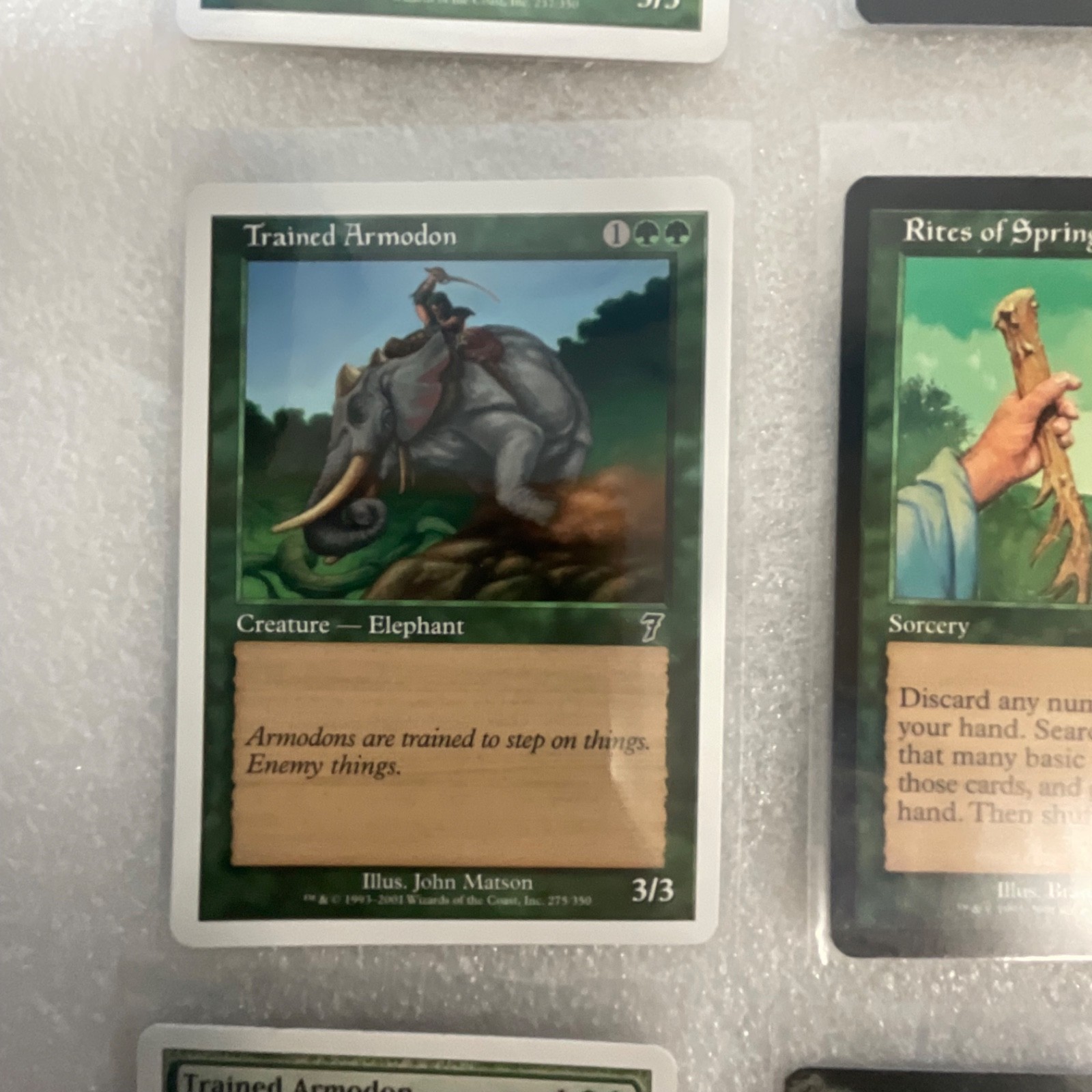 MTG 20 Card Green Lot Mixed 6ED 7ED 8ED Odyssey Legions - Image 5