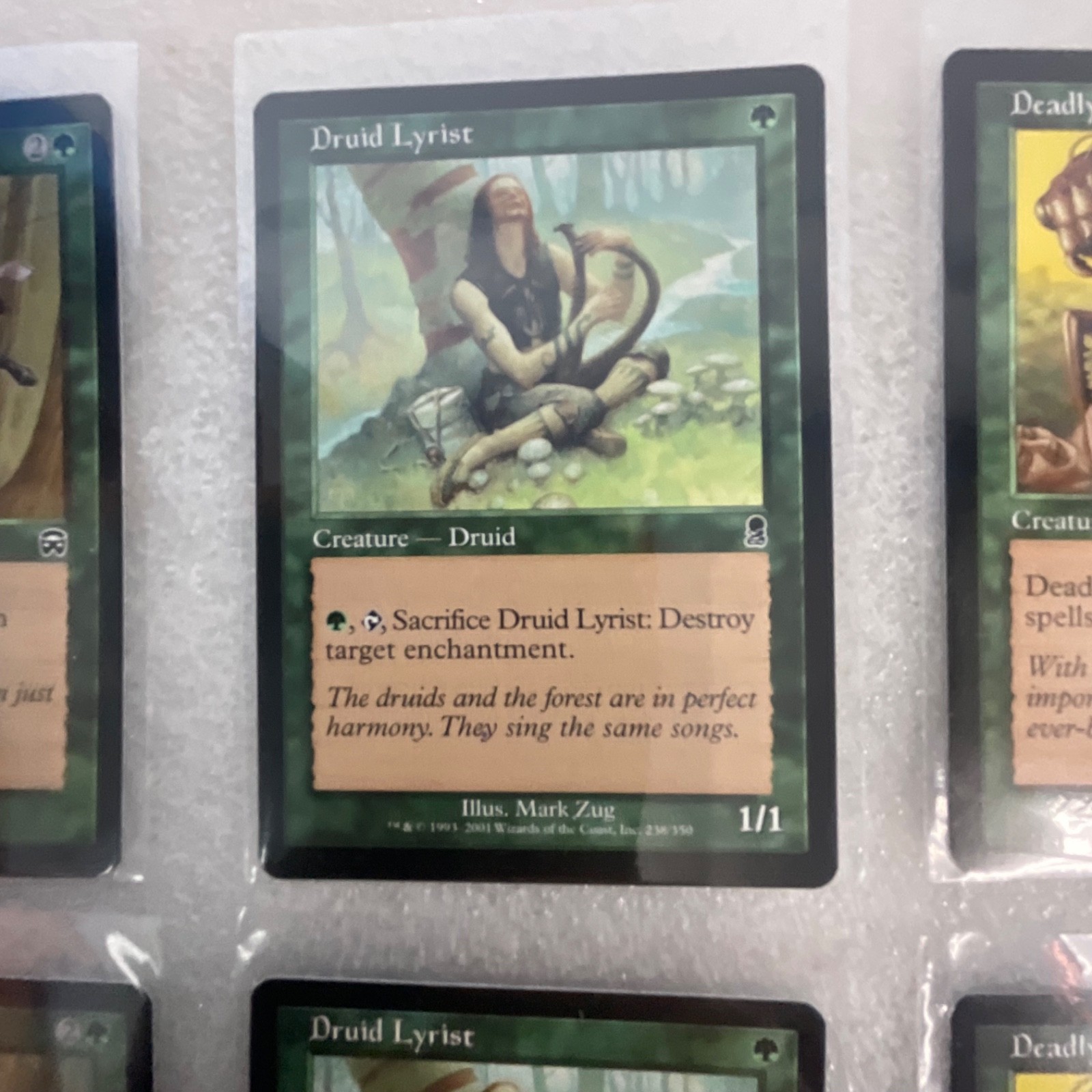 MTG 20 Card Green Lot Mixed Sets Deadly Insect Squall Defiant Elf - Image 11