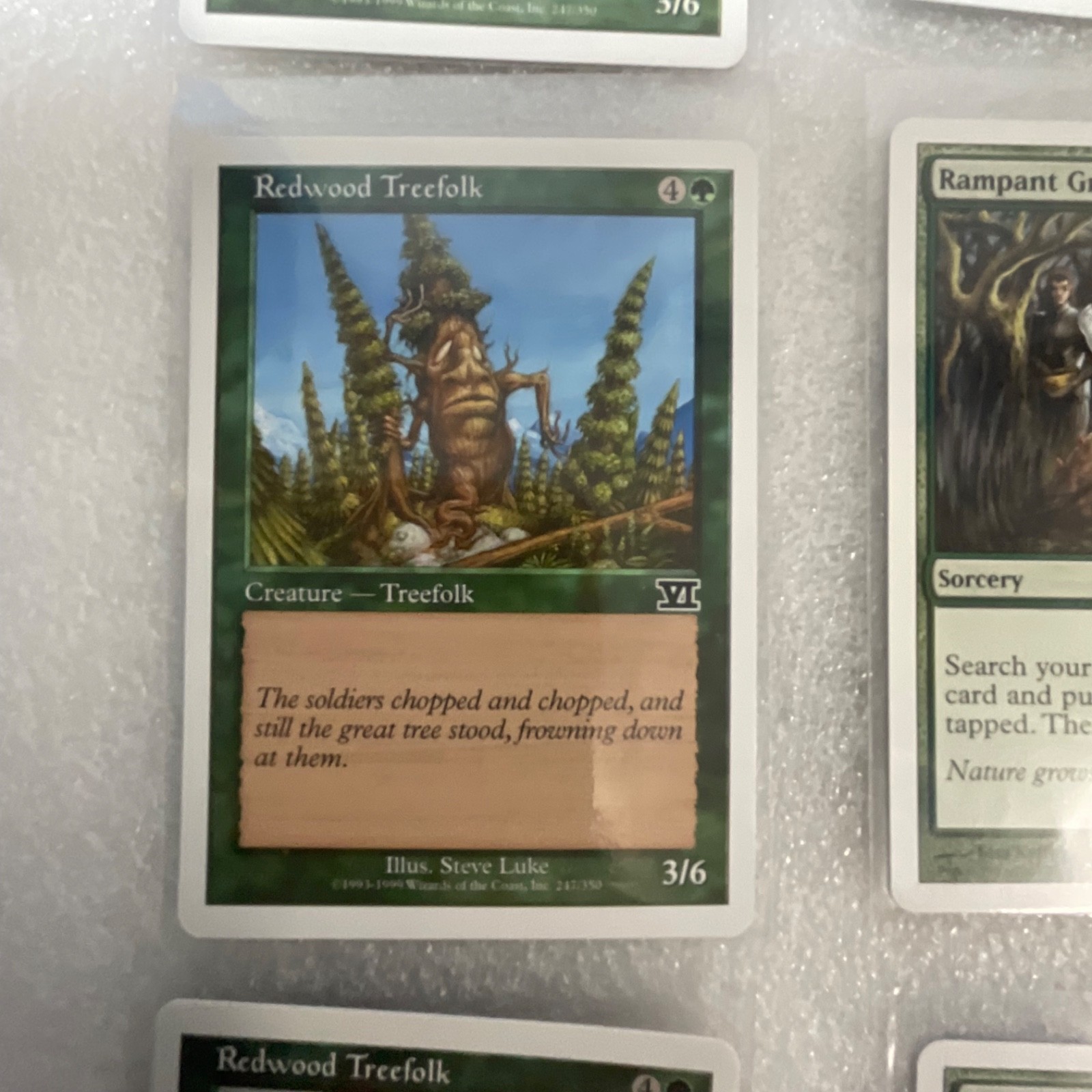 MTG 20 Card Green Lot Mixed 6ED 7ED 8ED w Glowering Rogon - Image 5