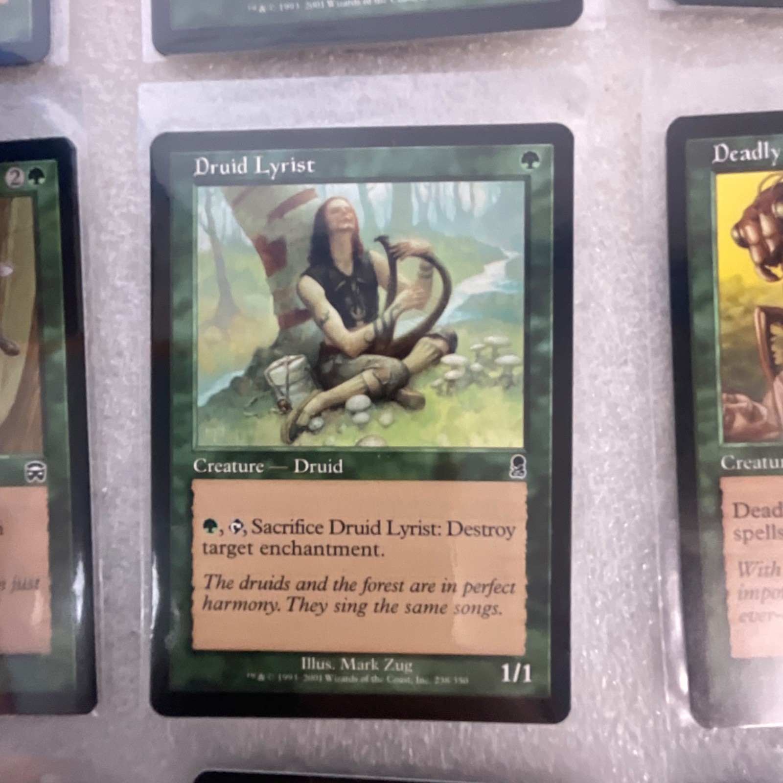 MTG 20 Card Green Lot Mixed Sets Deadly Insect Squall Defiant Elf - Image 12