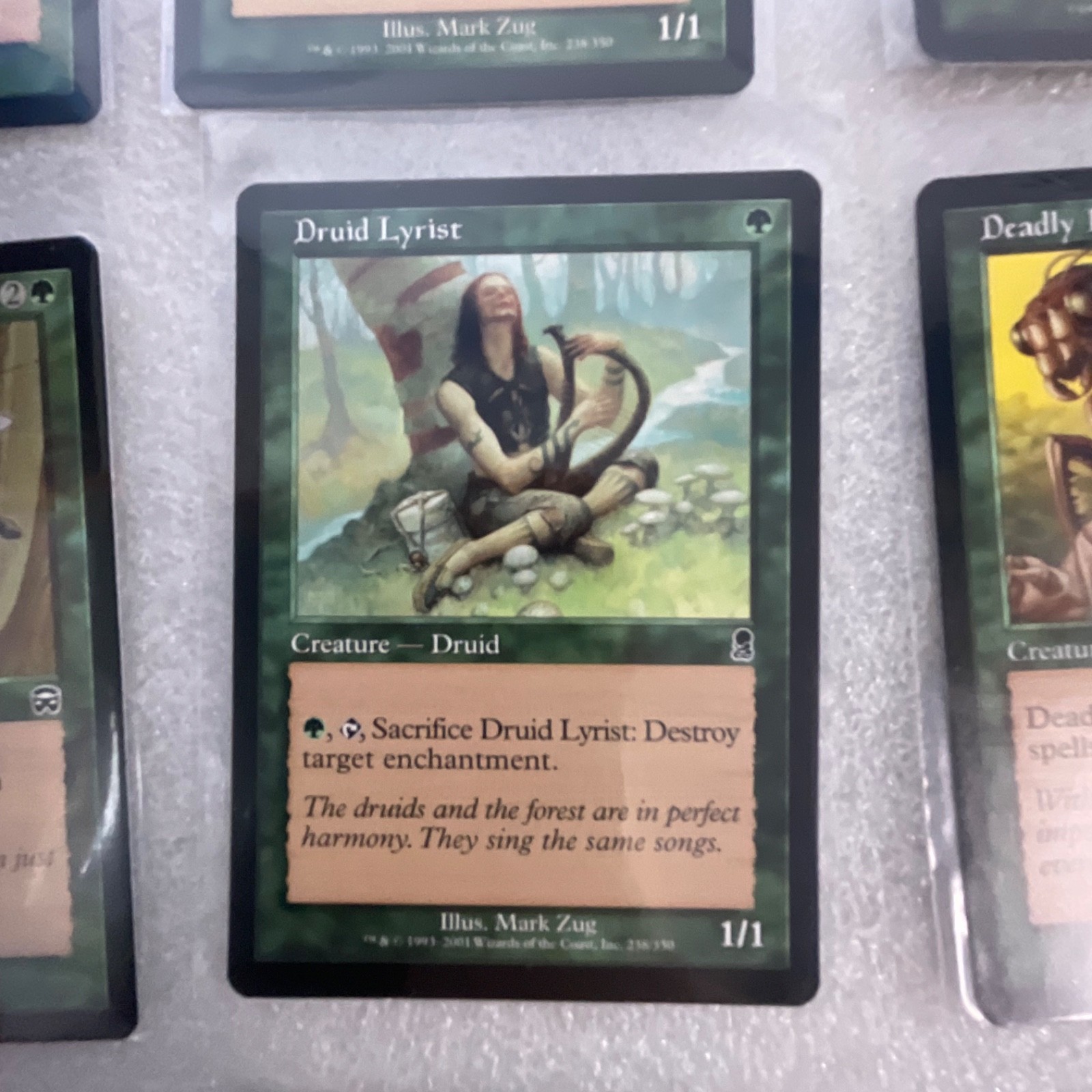 MTG 20 Card Green Lot Mixed Sets Deadly Insect Squall Defiant Elf - Image 13
