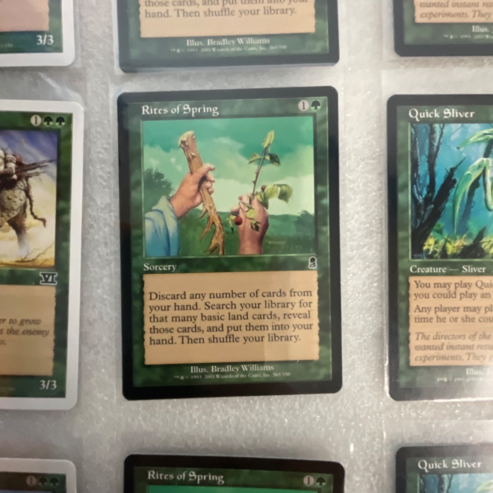 MTG 20 Card Green Lot Mixed 6ED 7ED 8ED Odyssey Legions - Image 9