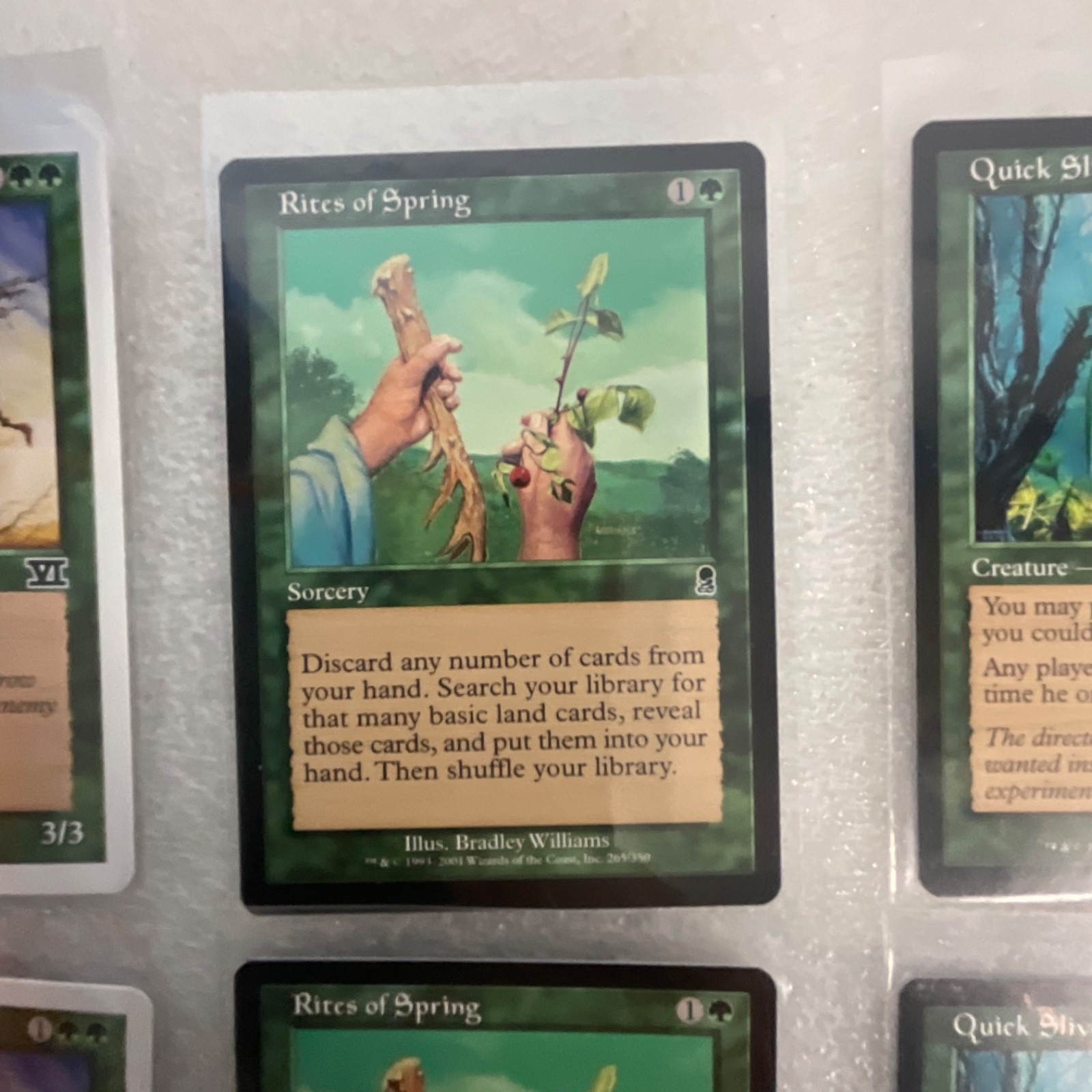 MTG 20 Card Green Lot Mixed 6ED 7ED 8ED Odyssey Legions - Image 10