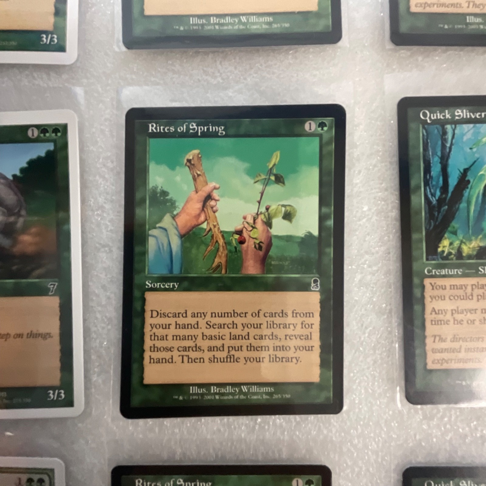 MTG 20 Card Green Lot Mixed 6ED 7ED 8ED Odyssey Legions - Image 8