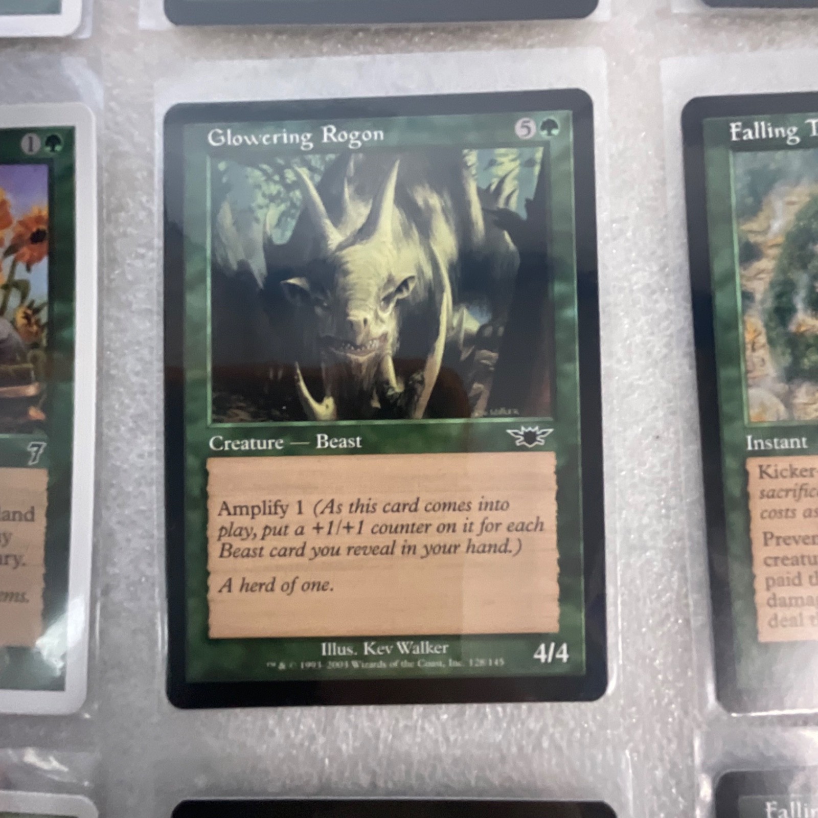 MTG 20 Card Green Lot Mixed 6ED 7ED 8ED w Glowering Rogon - Image 12