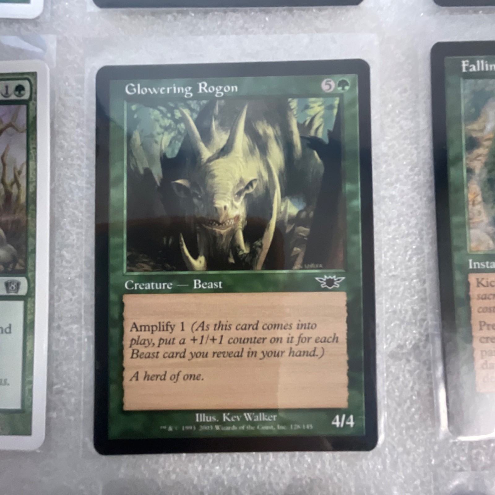 MTG 20 Card Green Lot Mixed 6ED 7ED 8ED w Glowering Rogon - Image 13