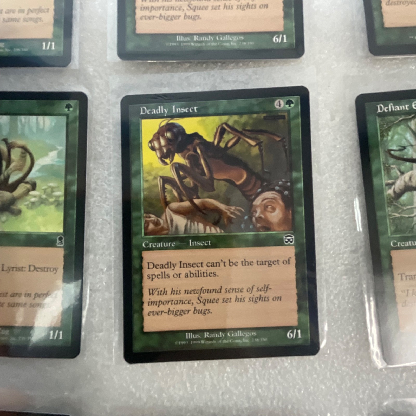 MTG 20 Card Green Lot Mixed Sets Deadly Insect Squall Defiant Elf - Image 16