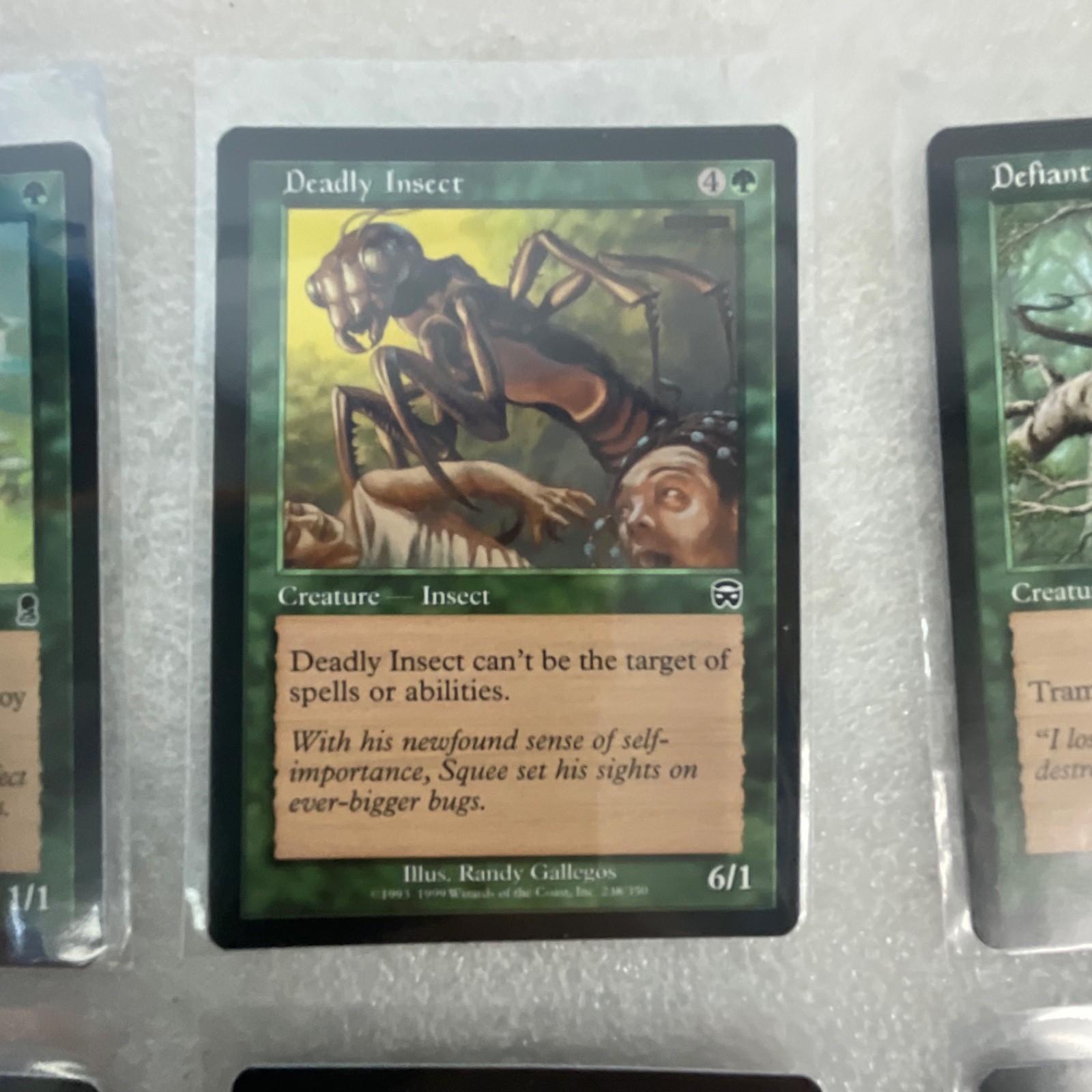 MTG 20 Card Green Lot Mixed Sets Deadly Insect Squall Defiant Elf - Image 18