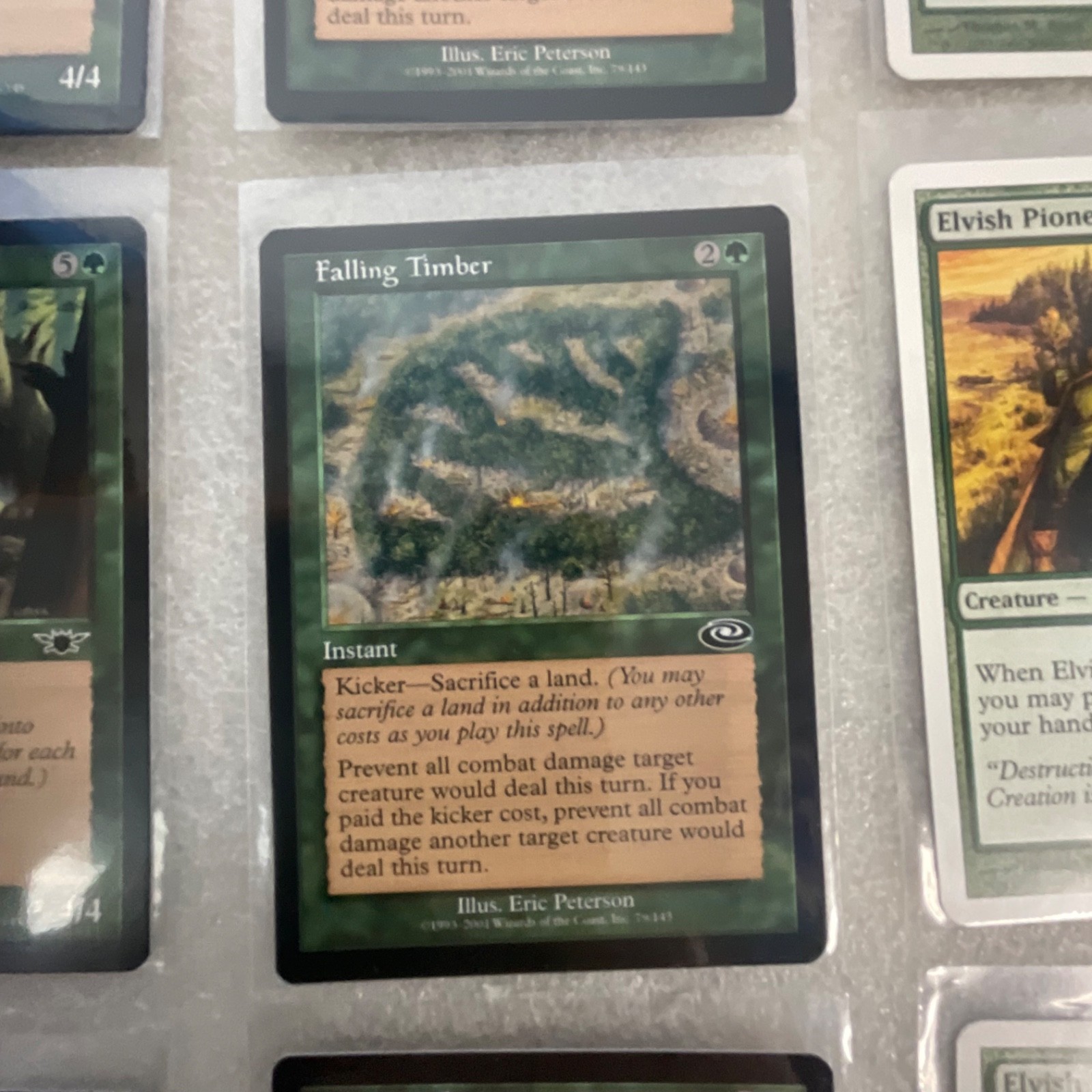 MTG 20 Card Green Lot Mixed 6ED 7ED 8ED w Glowering Rogon - Image 17