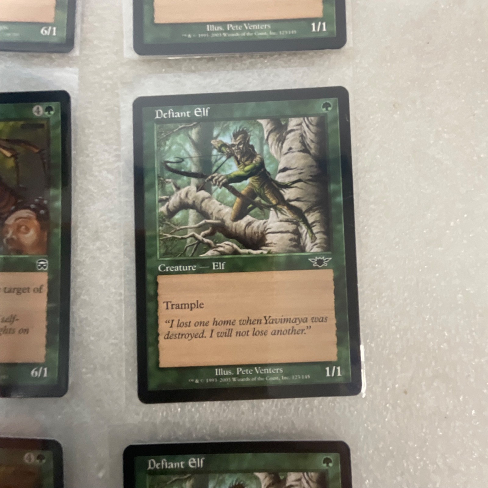 MTG 20 Card Green Lot Mixed Sets Deadly Insect Squall Defiant Elf - Image 20
