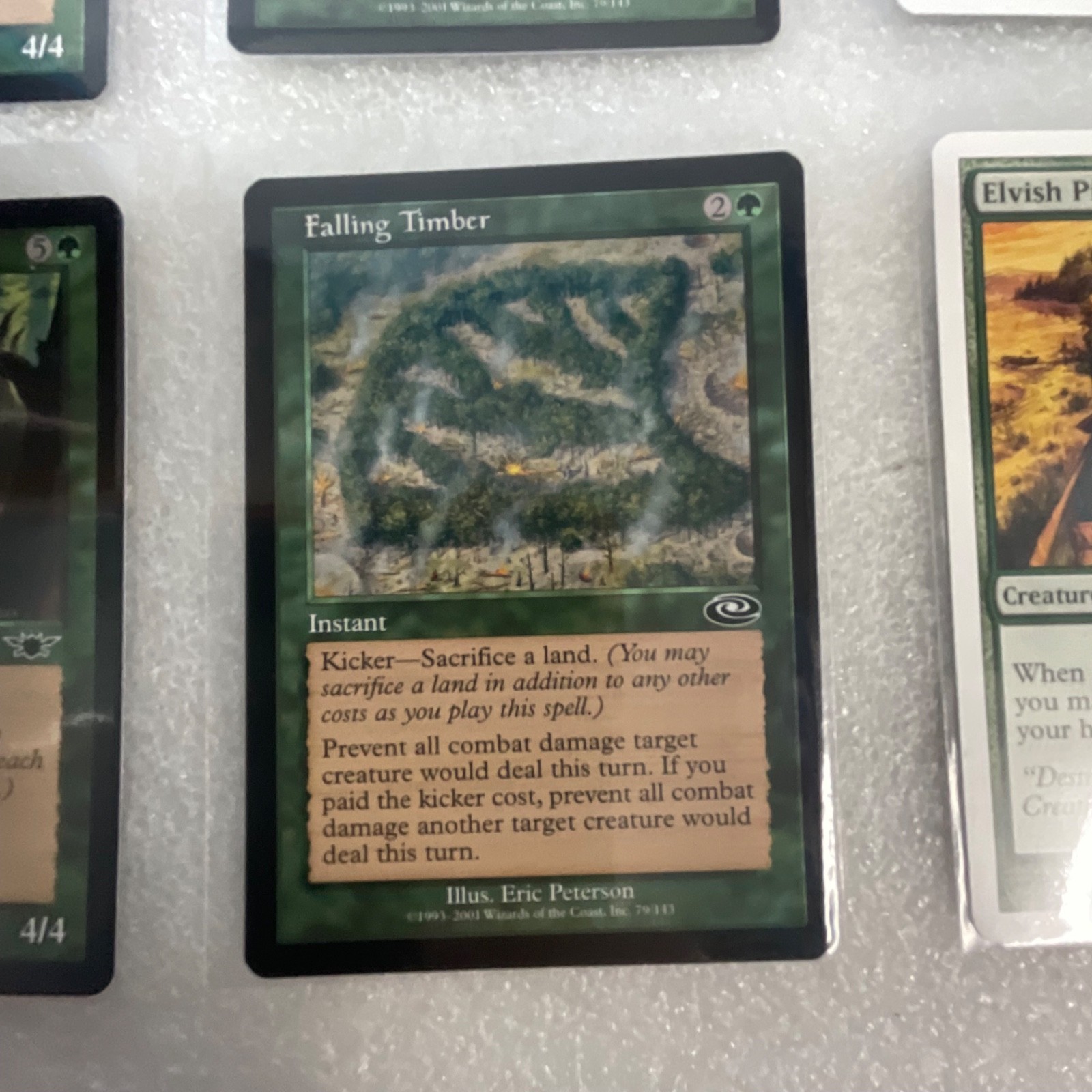 MTG 20 Card Green Lot Mixed 6ED 7ED 8ED w Glowering Rogon - Image 15