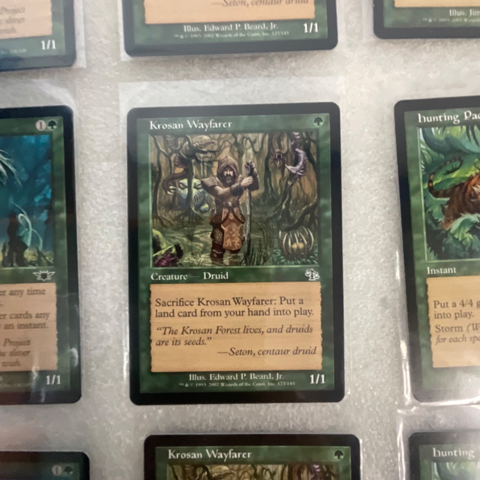 MTG 20 Card Green Lot Mixed 6ED 7ED 8ED Odyssey Legions - Image 17