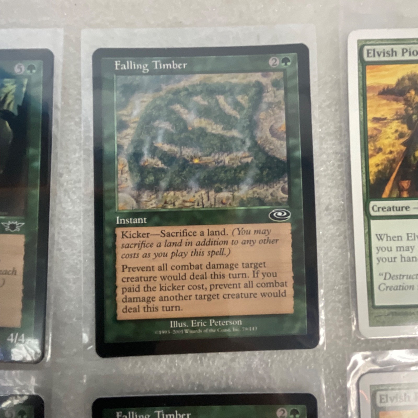 MTG 20 Card Green Lot Mixed 6ED 7ED 8ED w Glowering Rogon - Image 18
