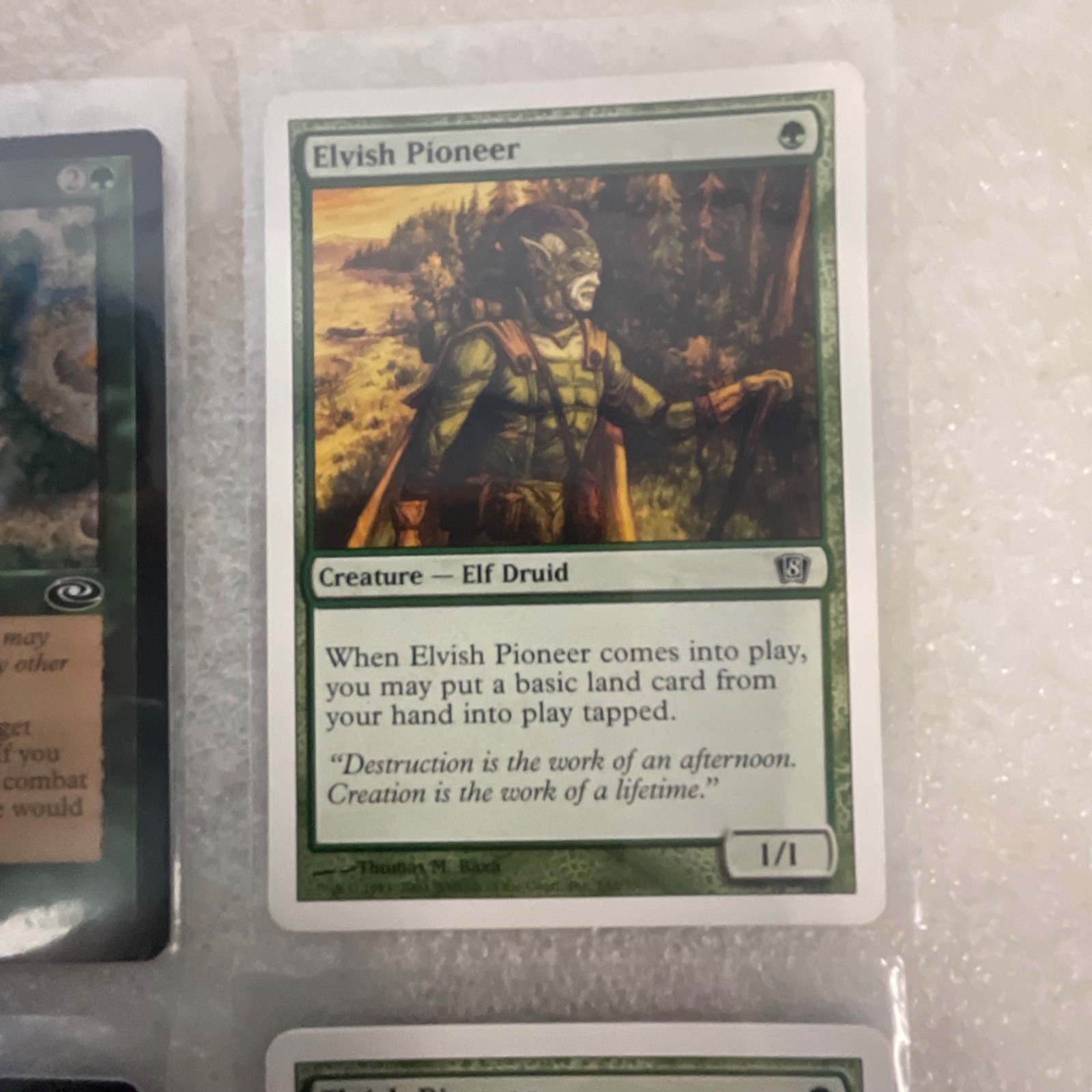 MTG 20 Card Green Lot Mixed 6ED 7ED 8ED w Glowering Rogon - Image 19