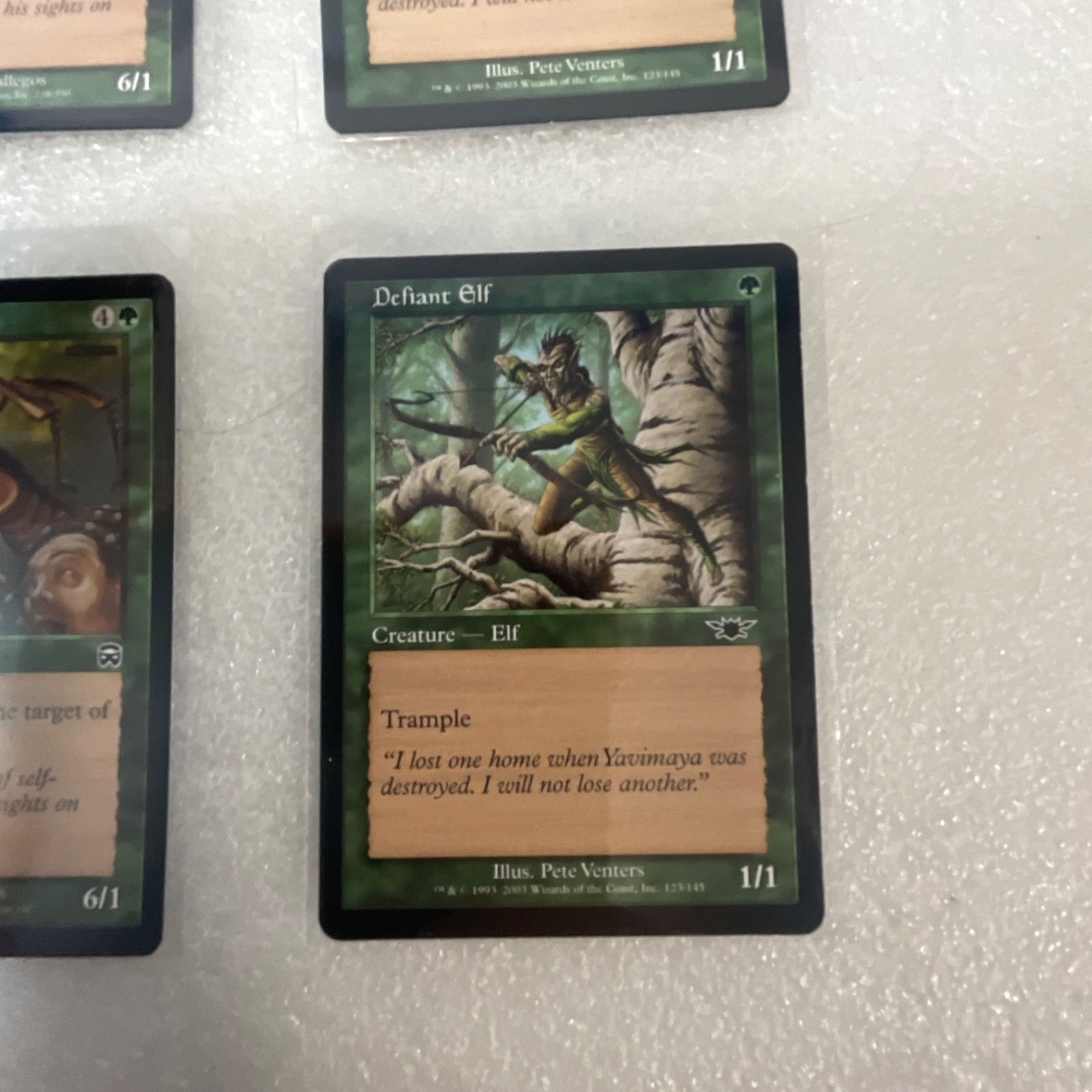 MTG 20 Card Green Lot Mixed Sets Deadly Insect Squall Defiant Elf - Image 22