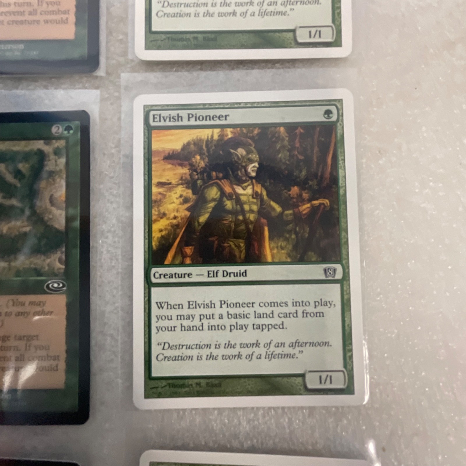 MTG 20 Card Green Lot Mixed 6ED 7ED 8ED w Glowering Rogon - Image 20