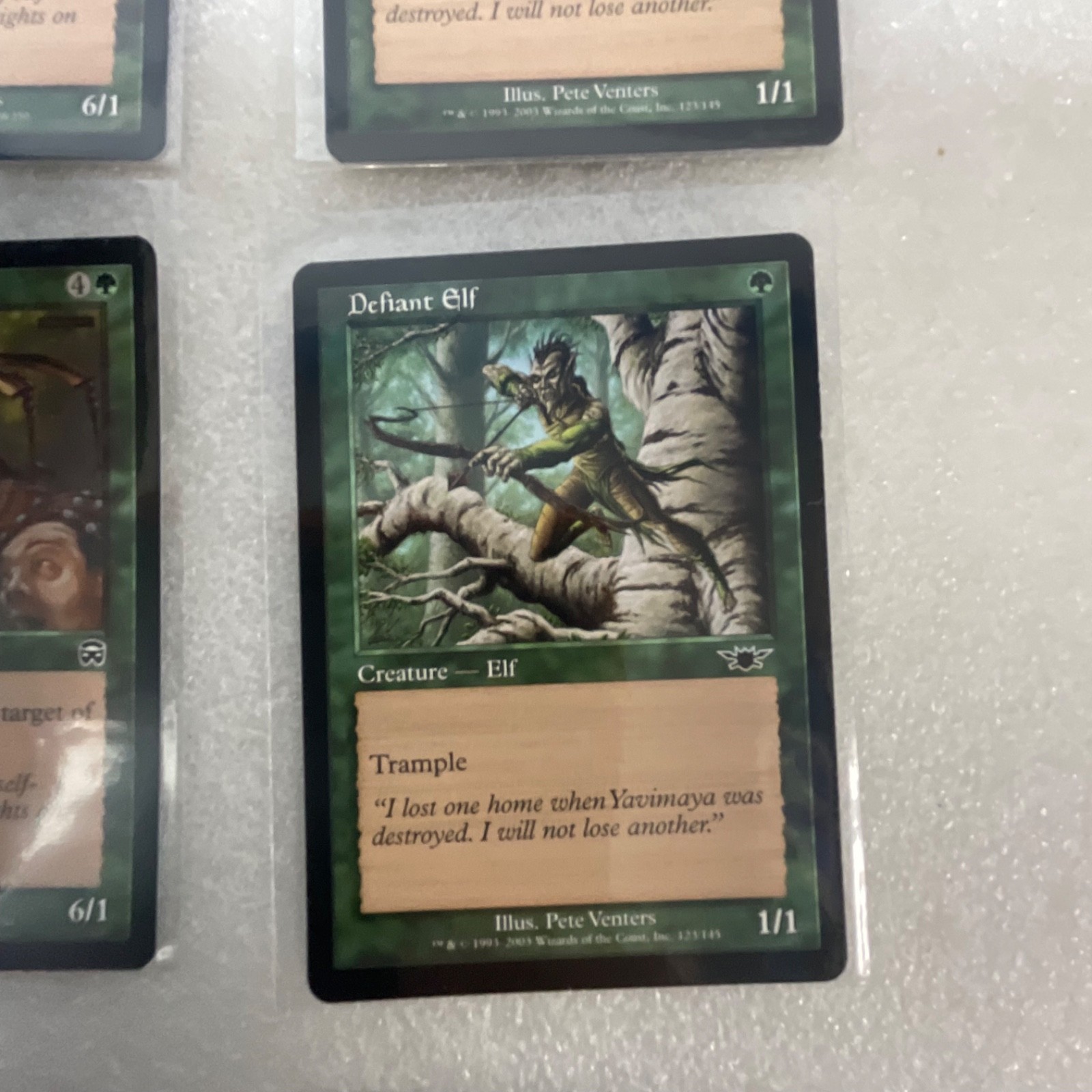 MTG 20 Card Green Lot Mixed Sets Deadly Insect Squall Defiant Elf - Image 21