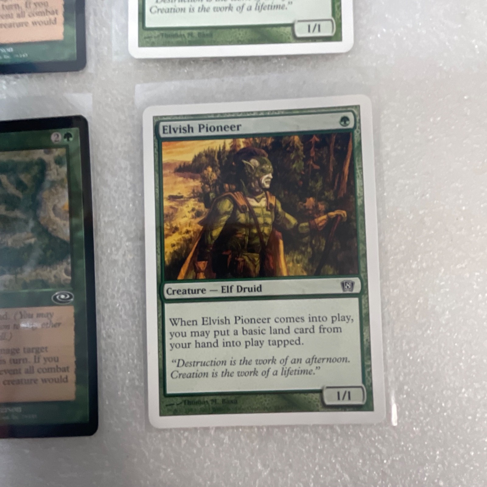 MTG 20 Card Green Lot Mixed 6ED 7ED 8ED w Glowering Rogon - Image 22