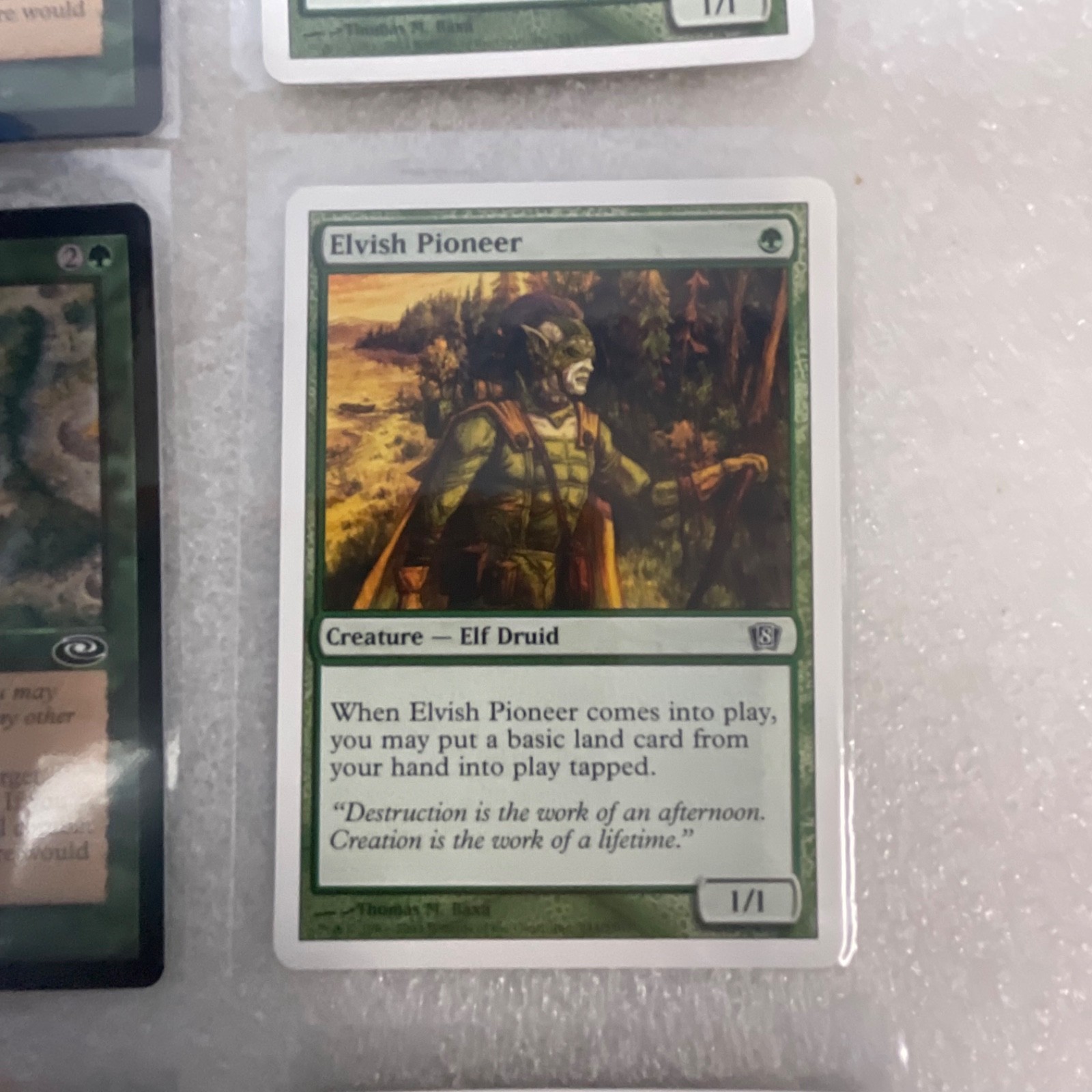 MTG 20 Card Green Lot Mixed 6ED 7ED 8ED w Glowering Rogon - Image 21