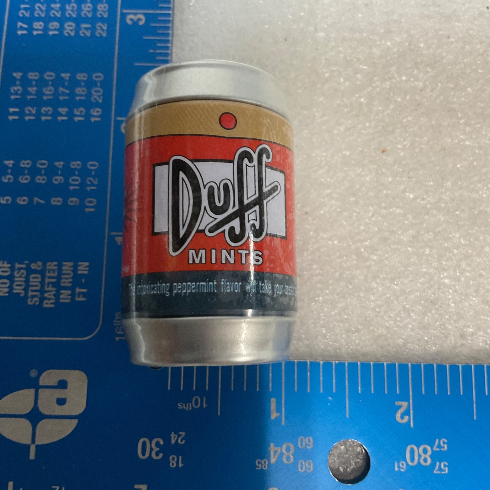 Vintage Simpsons Duff Mints Collectible Tin 2004 Unopened Candy Container - Image 8
