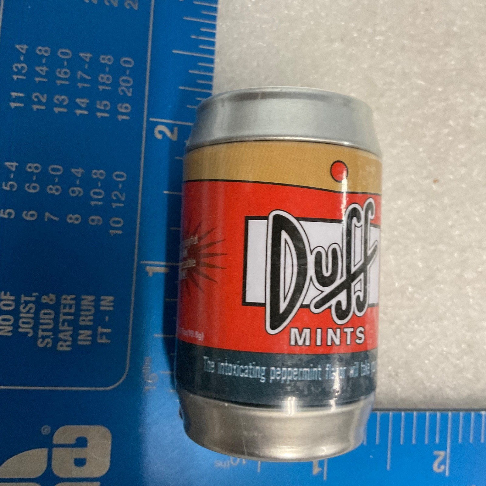 Vintage Simpsons Duff Mints Collectible Tin 2004 Unopened Candy Container - Image 10