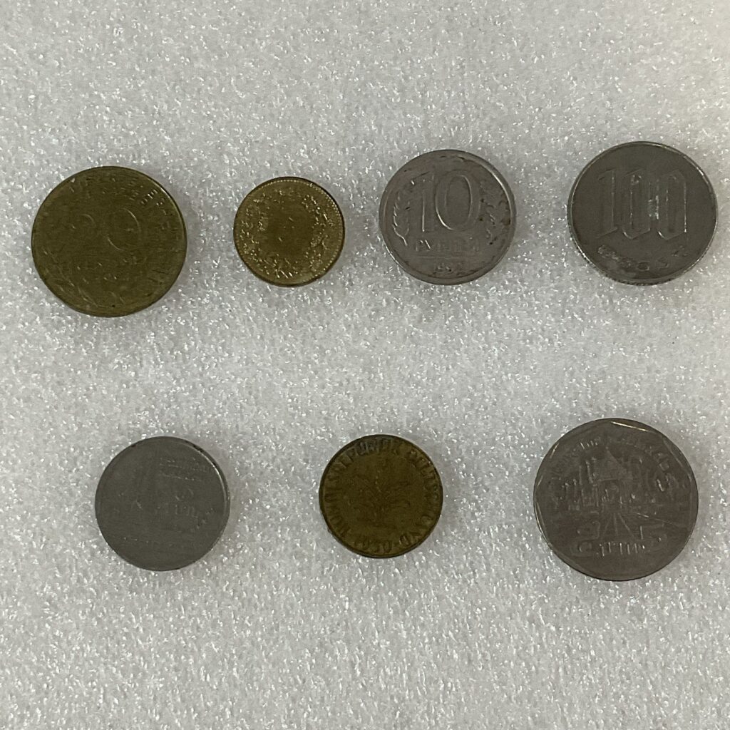 6 Coin Foreign Lot Thailand France Germany Swiss Russia Gnumismatist - Image 1