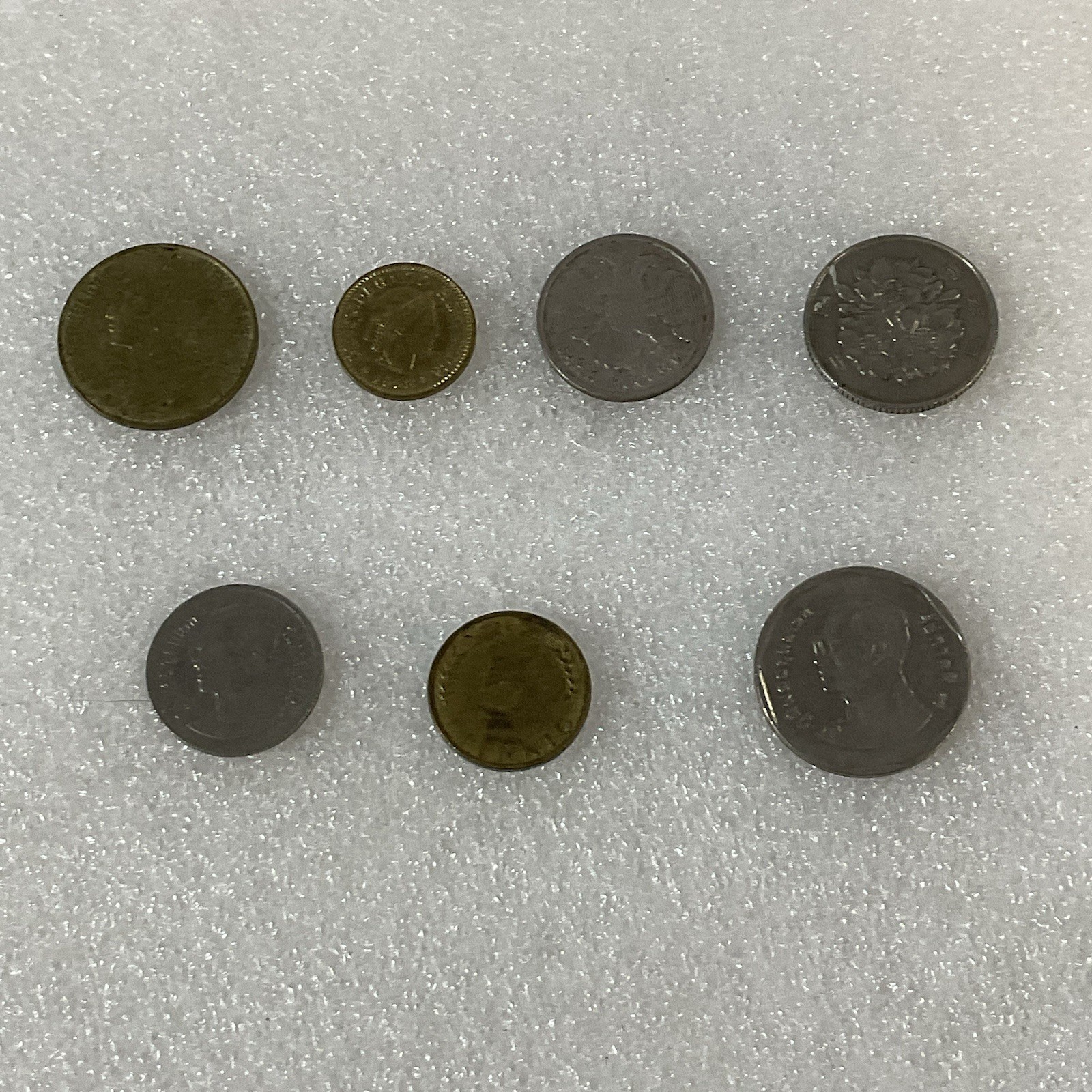 6 Coin Foreign Lot Thailand France Germany Swiss Russia Gnumismatist - Image 2