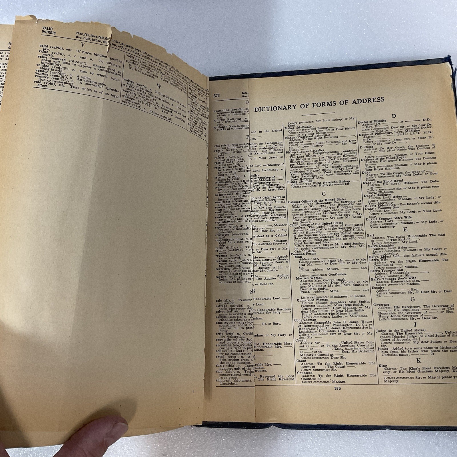 1943 Webster's New Twentieth Century Dictionary Unabridged - Worn - Image 17