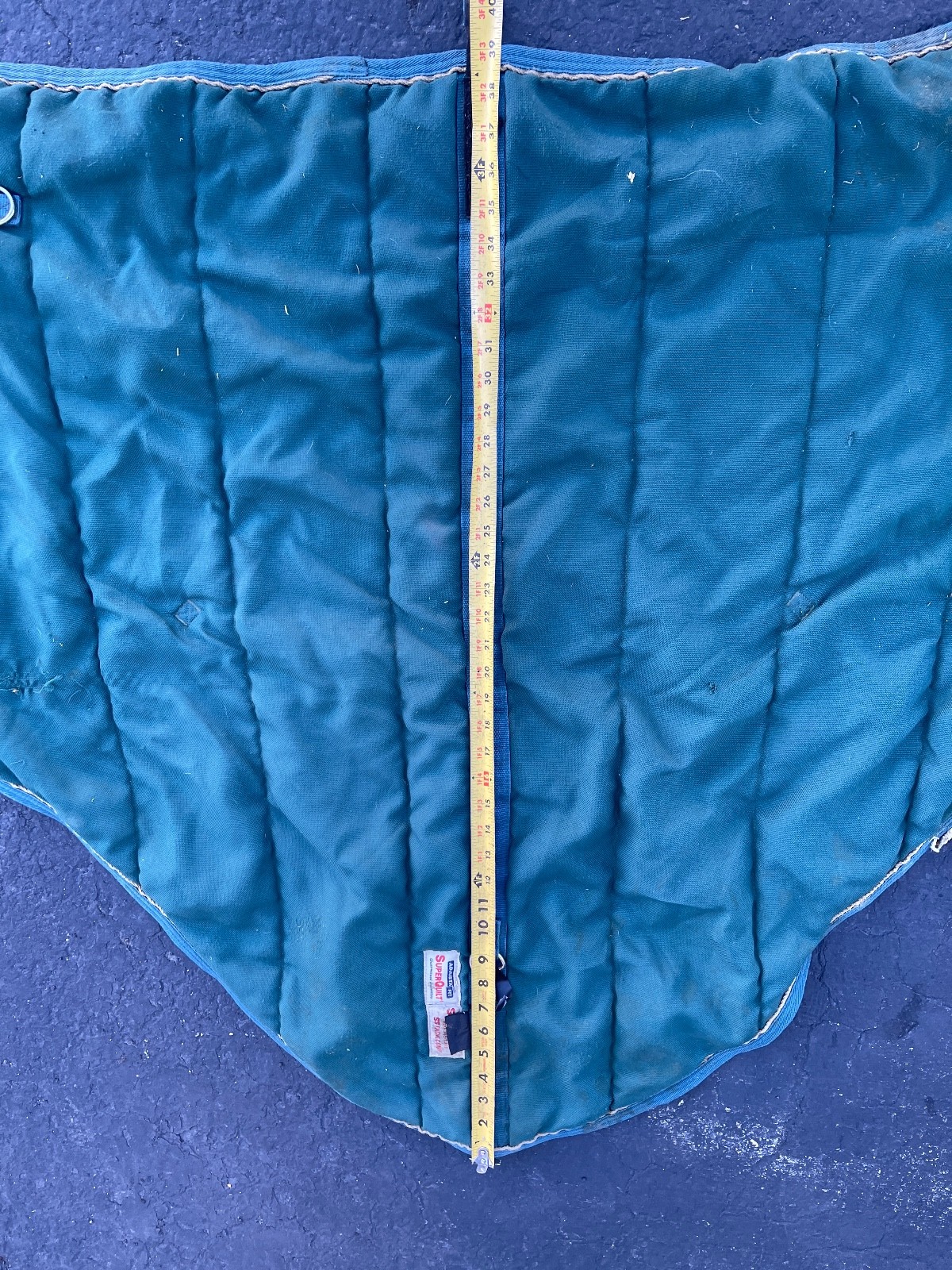 Schneiders SuperQuilt Adjusta-Fit Horse Blanket 60in x 40in Green Padded Stable - Image 11