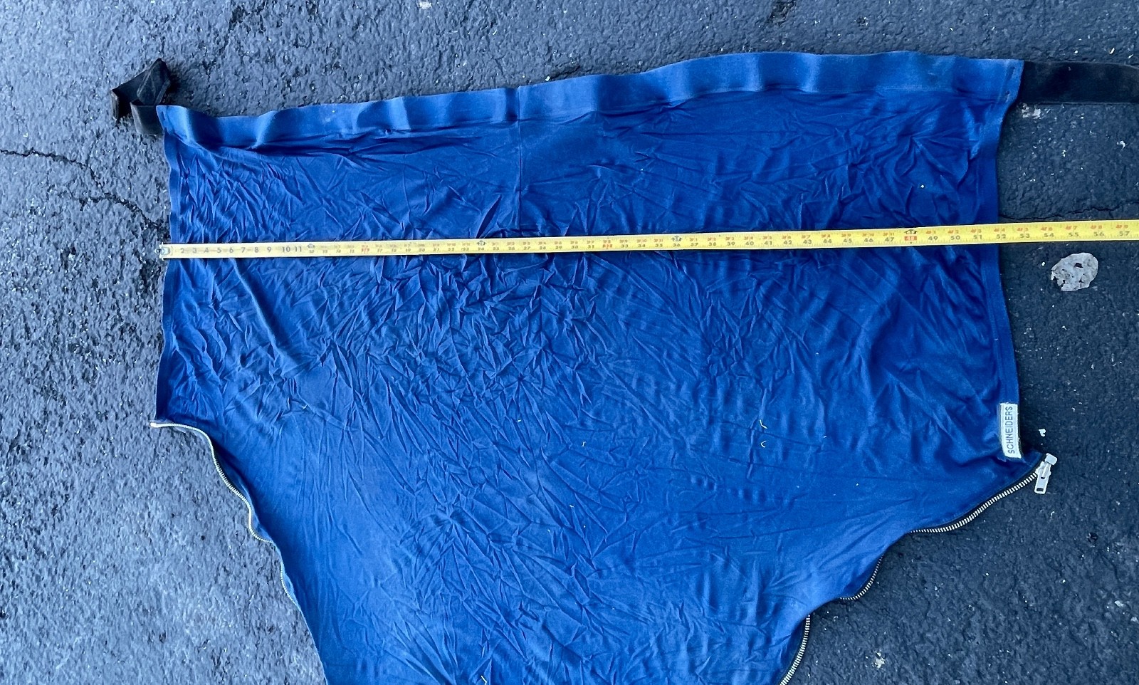 Schneiders Blue Horse Hood Large 56in x 52in Zipper Closure Stretch Sheet - Image 11