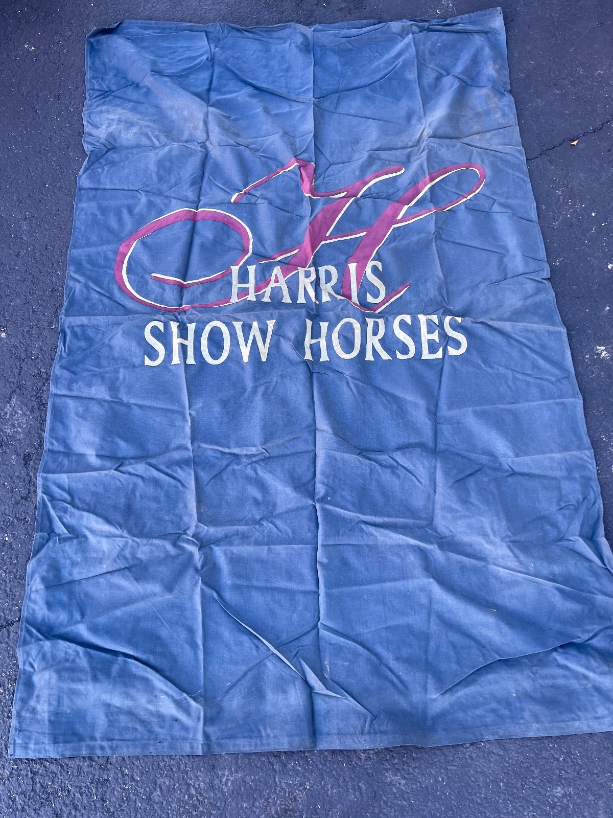 Harris Show Horses 90in x 56in Canvas Banner by Penngard USA Vintage Equestrian - Image 3