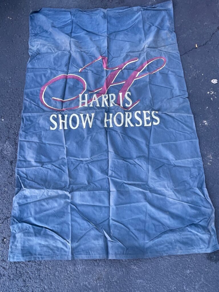 Harris Show Horses 90in x 56in Canvas Banner by Penngard USA Vintage Equestrian - Image 1