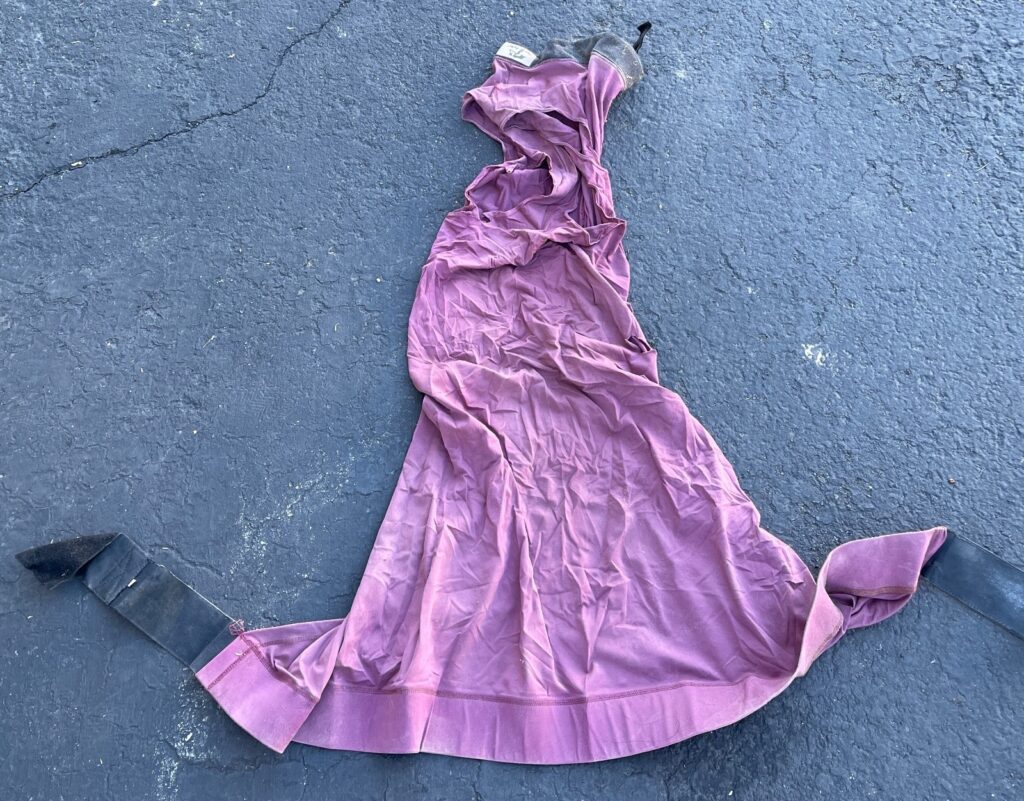 We-B-Stylin Pink Horse Hood Lycra Stretch Material FullFace Cover Worn Condition - Image 1